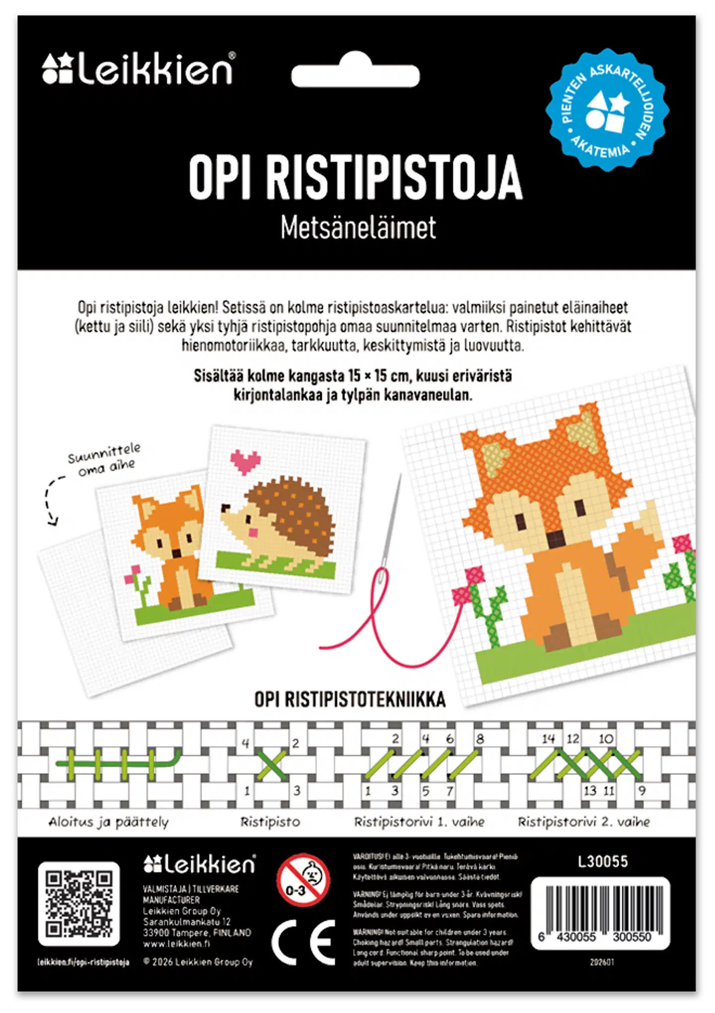 Leikkien Opi ristipistoja metsäneläimet - 3