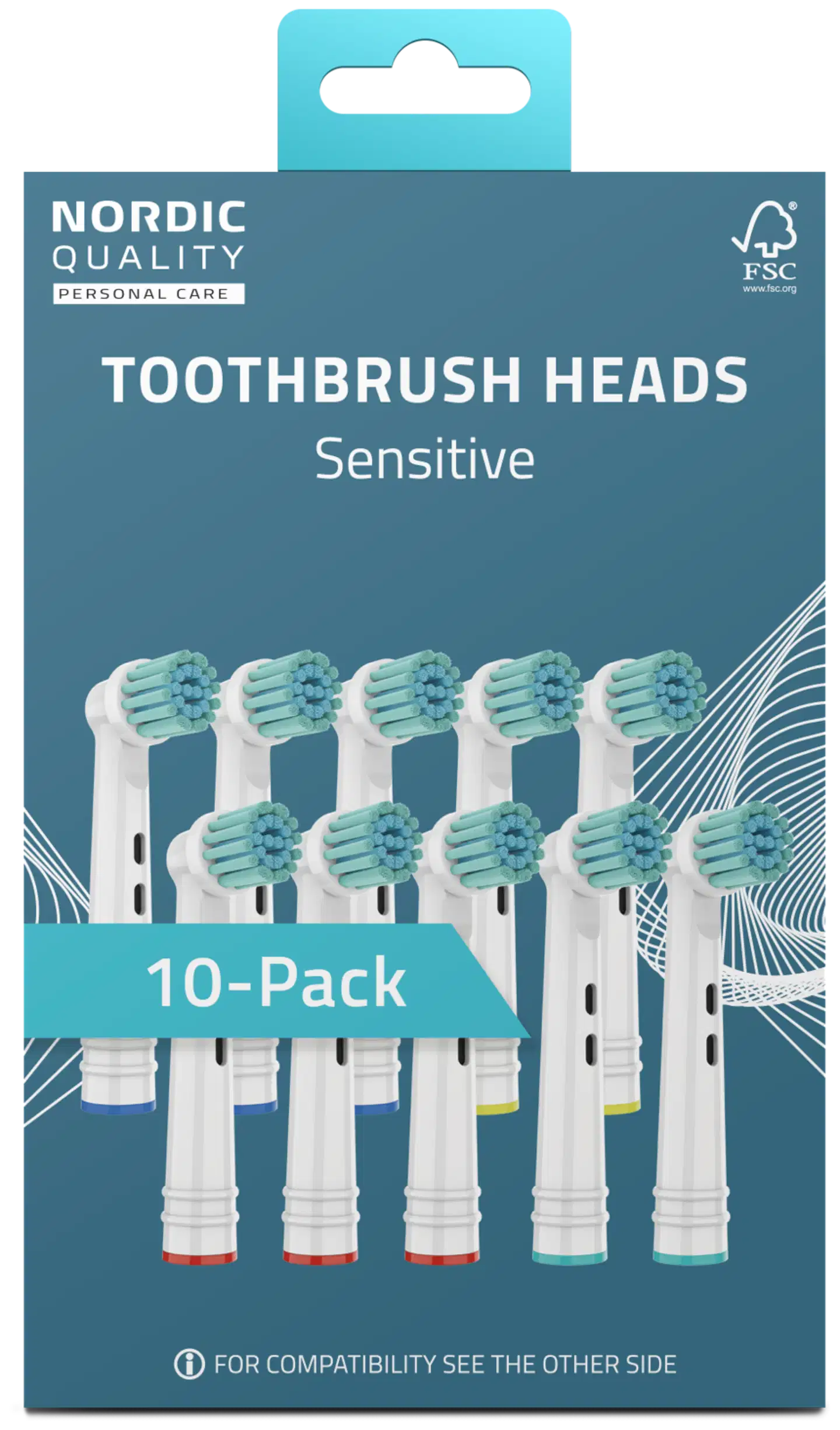 Nordic Quality Sensitive harjaspäät 10 -pack - 3