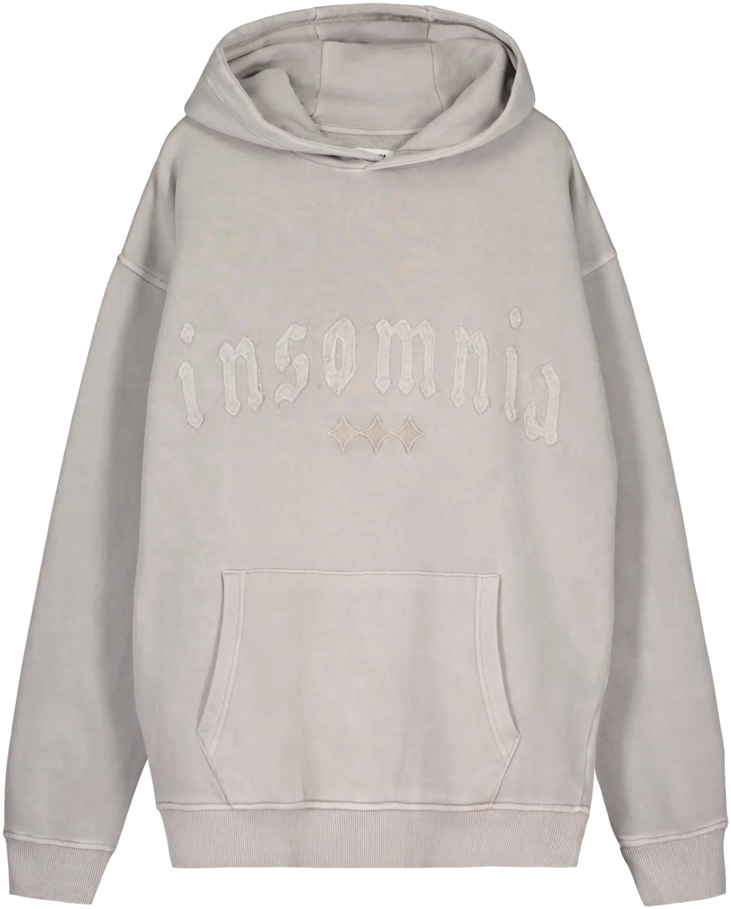 WKLY. miesten collegehuppari Applique 195W042503 - light stone grey - 1