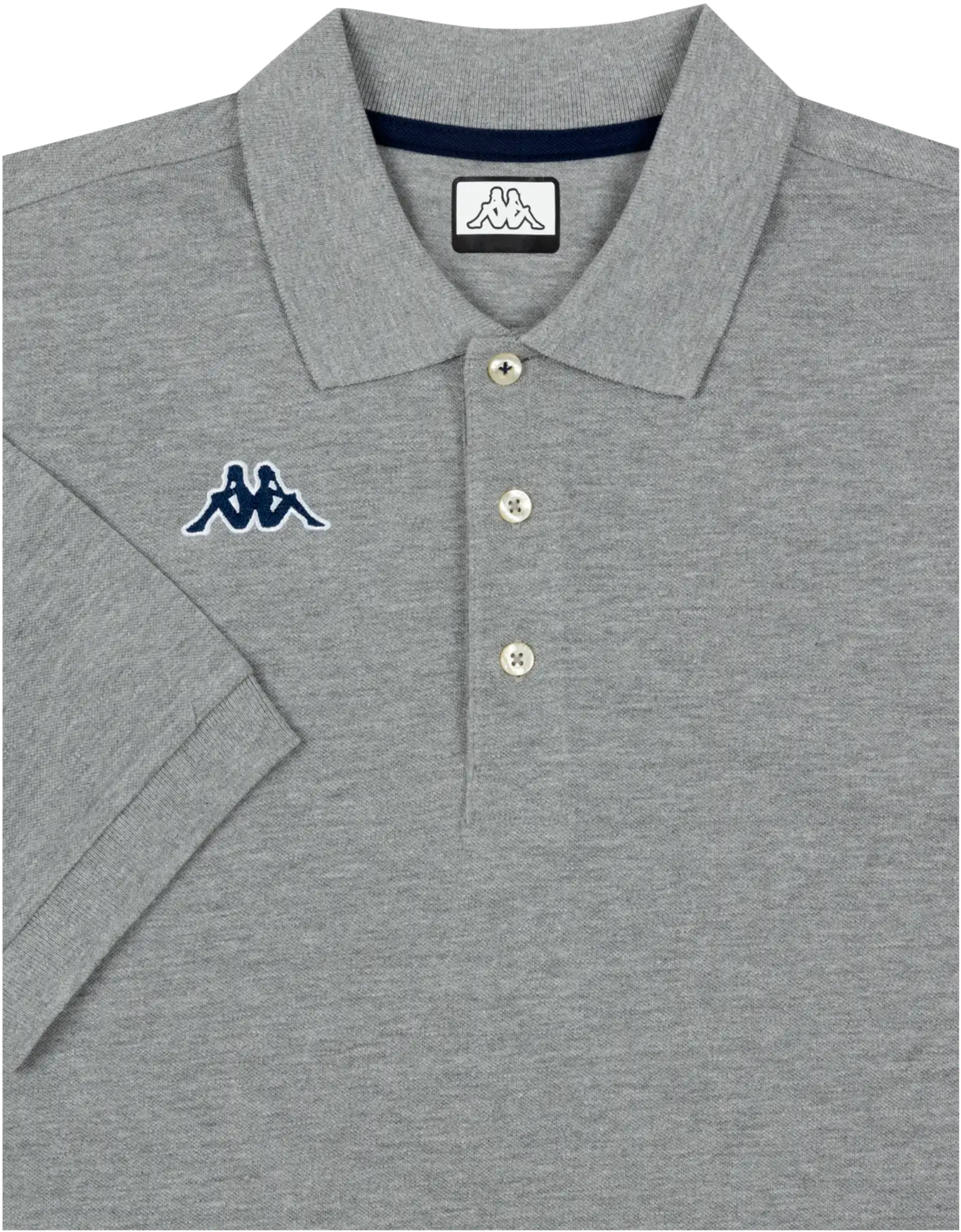 Kappa miesten pikeepaita Logo Holiver - Grey md melange - 2