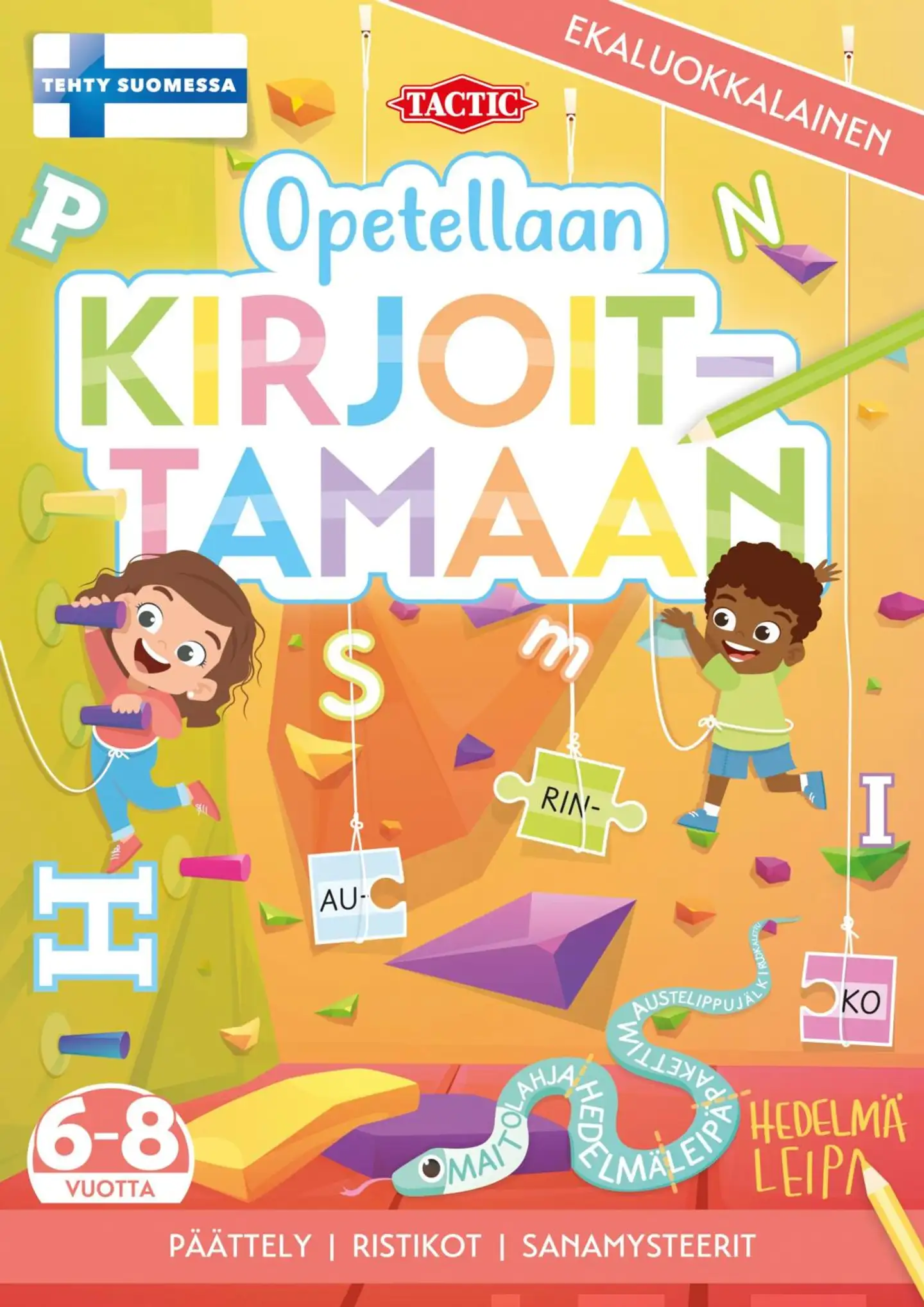 Opetellaan Kirjoittamaan puuhakirja - Päättely, ristikot, sanamysteerit