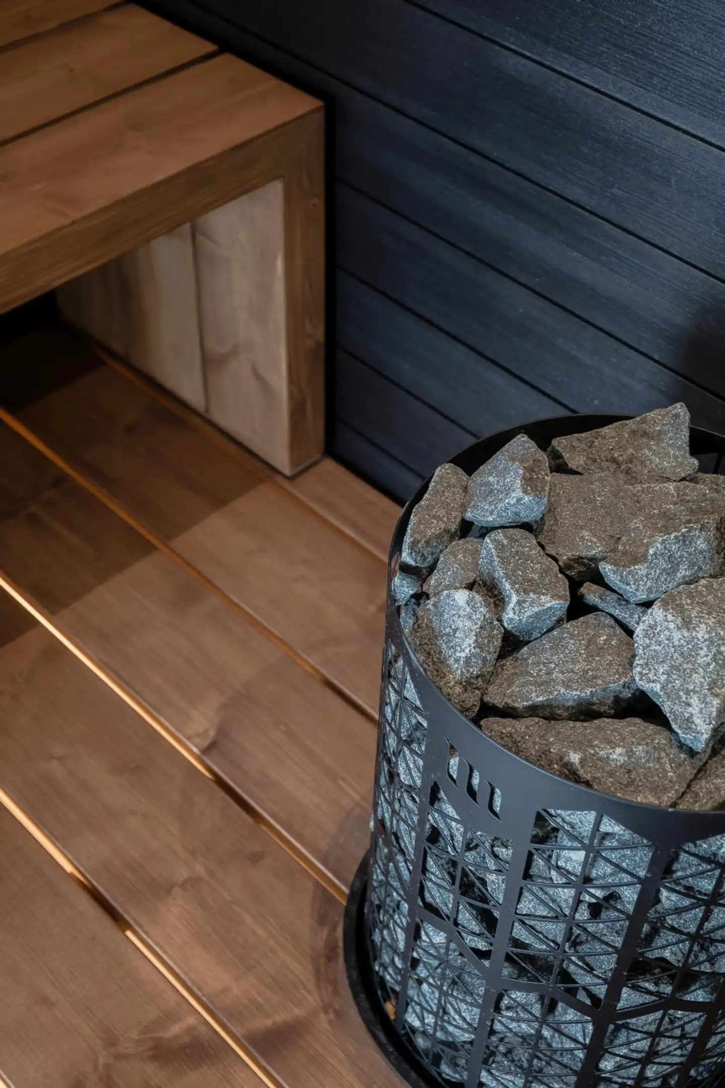 Mondex sähkökiuas Kaira E2W 6,6 kW musta, sisältää WiFi - 6
