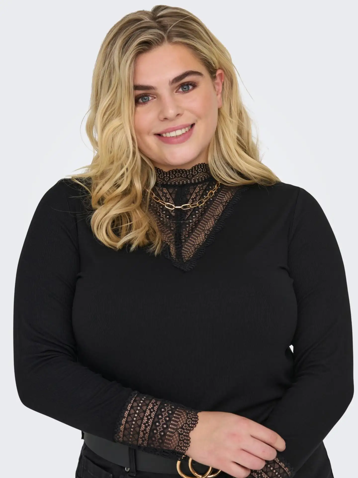 ONLY CARMAKOMA naisten paita Cartilde - BLACK - 6