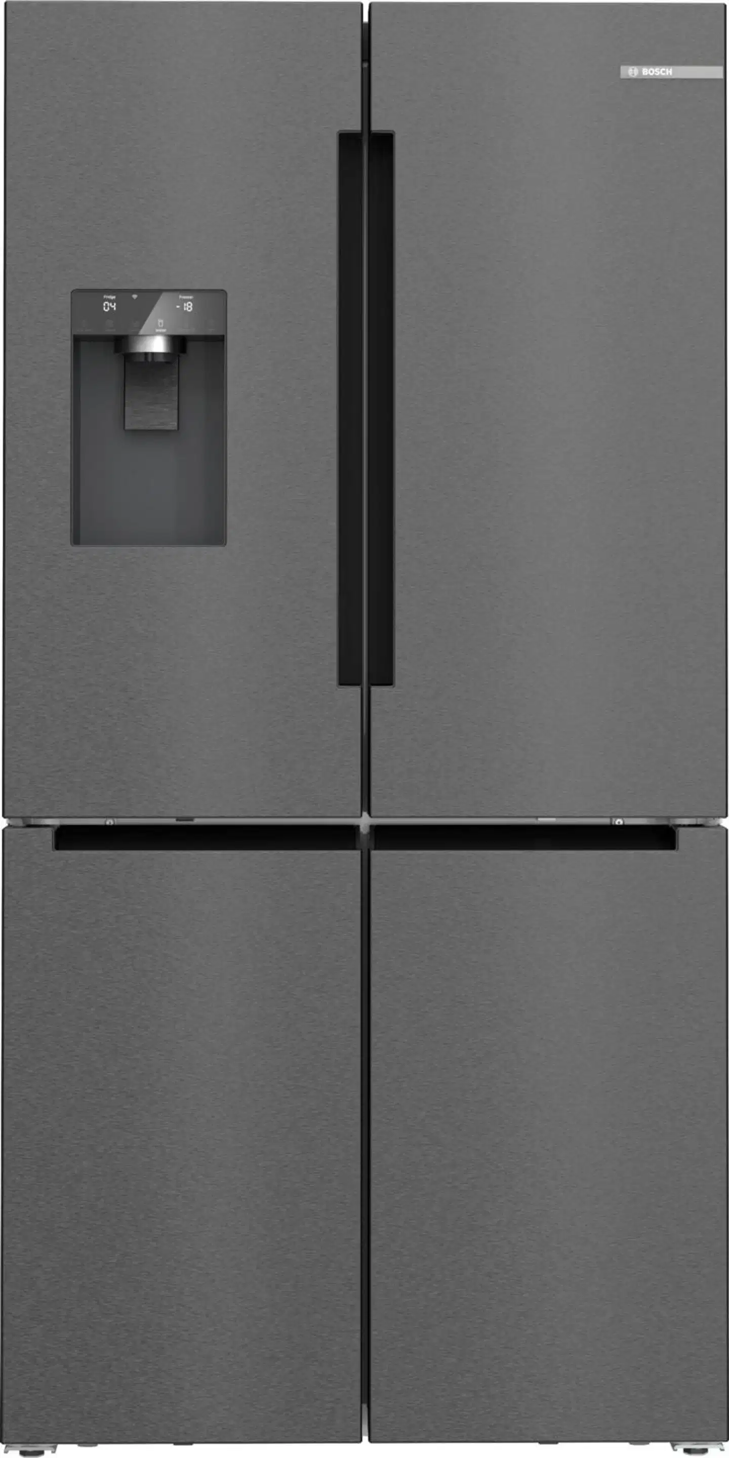 Bosch Serie 6 French door -jääkaappipakastin 4 ovea 183 x 90.5 cm tumma antrasiittivärinen teräs total no frost - 1