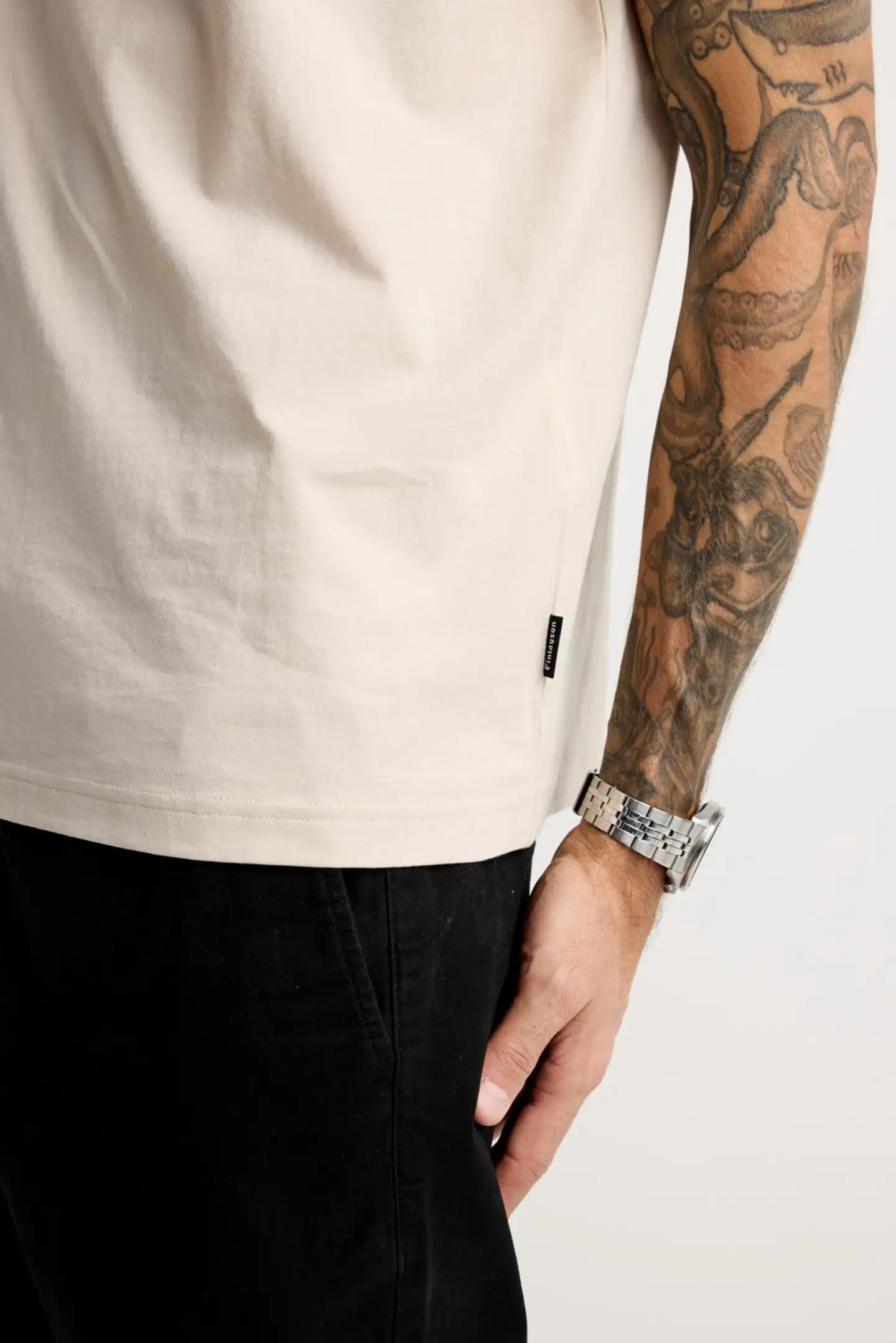 Finlayson miesten t-paita Aappa - Off white - 6