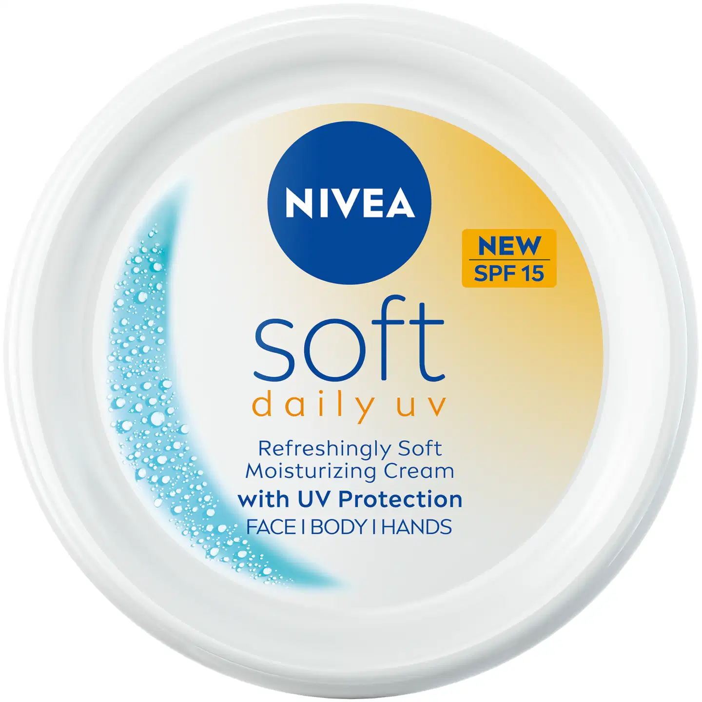 NIVEA 100ml Soft Daily UV SK15 -kosteusvoide - 1