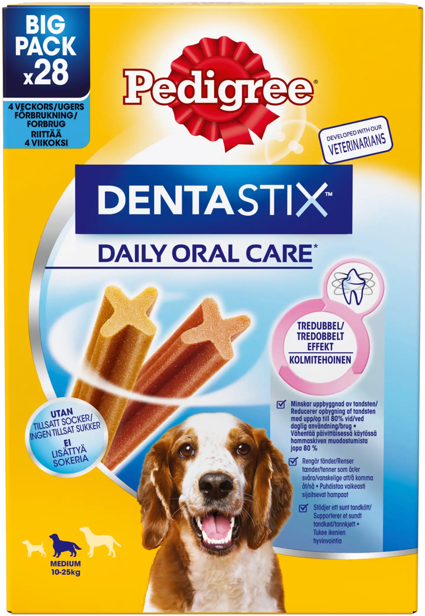 Pedigree Dentastix Medium Monipakkaus 4x180g