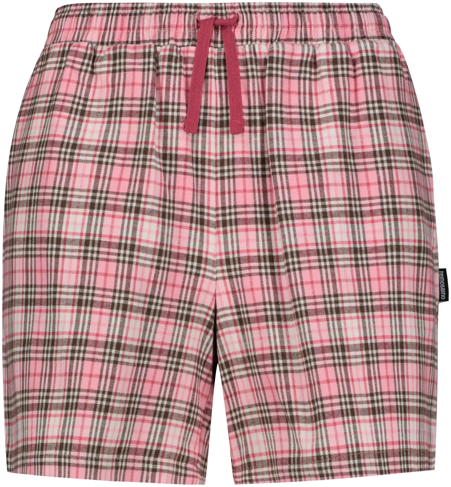 Reino&Aino naisten flanellipyjama Aino - pink check - 3