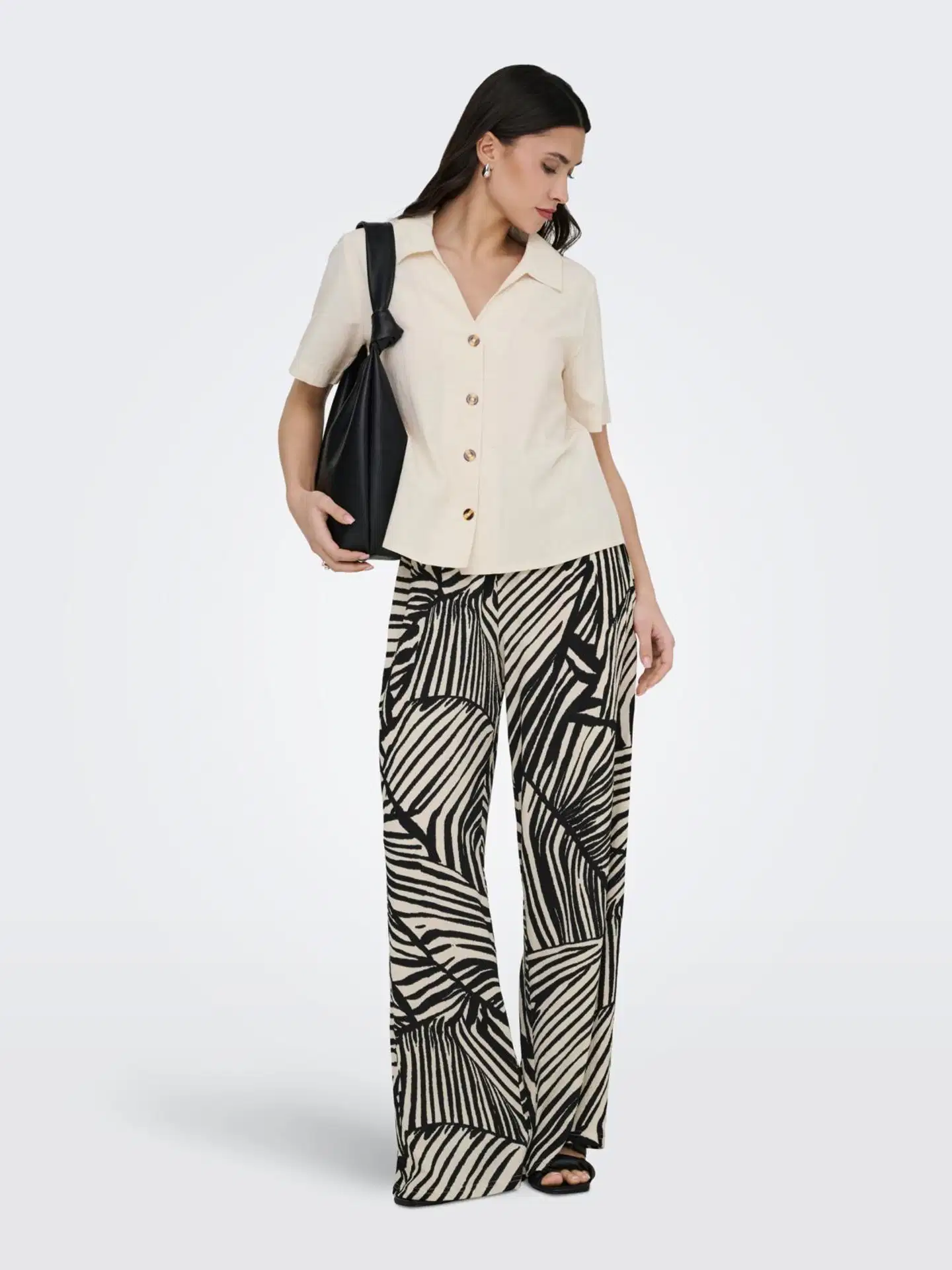 JDY naisten housut Jdydebbie - Sandshell - 4