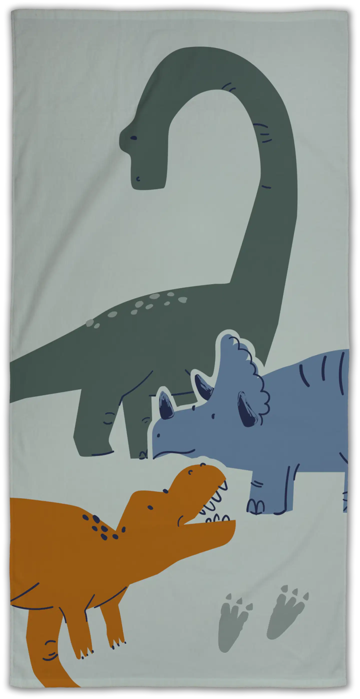 Ciraf lasten kylpypyyhe Dinosaur 70x140 cm - 1