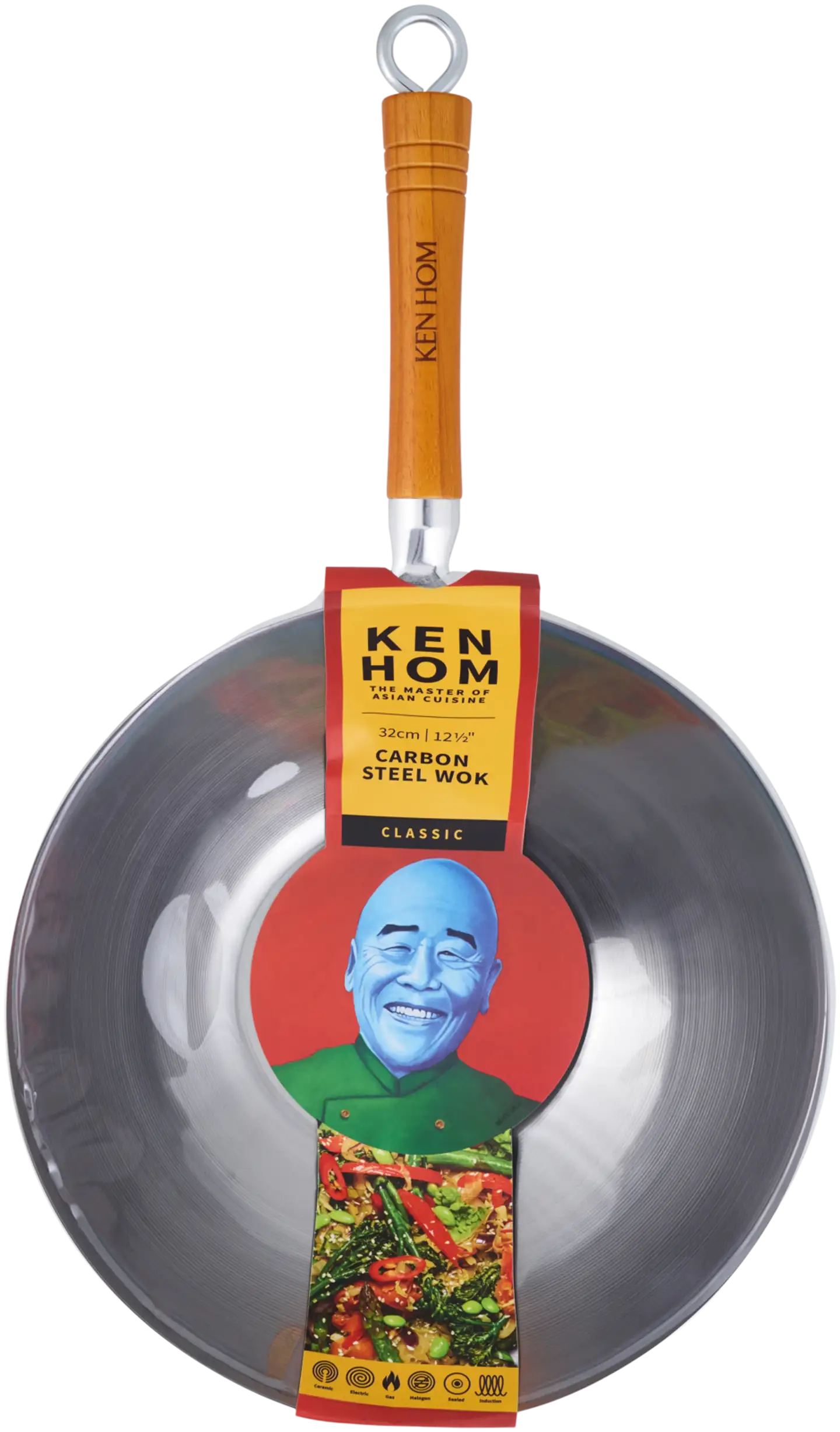 Ken Hom hiiliteräswok Classic 32 cm - 3