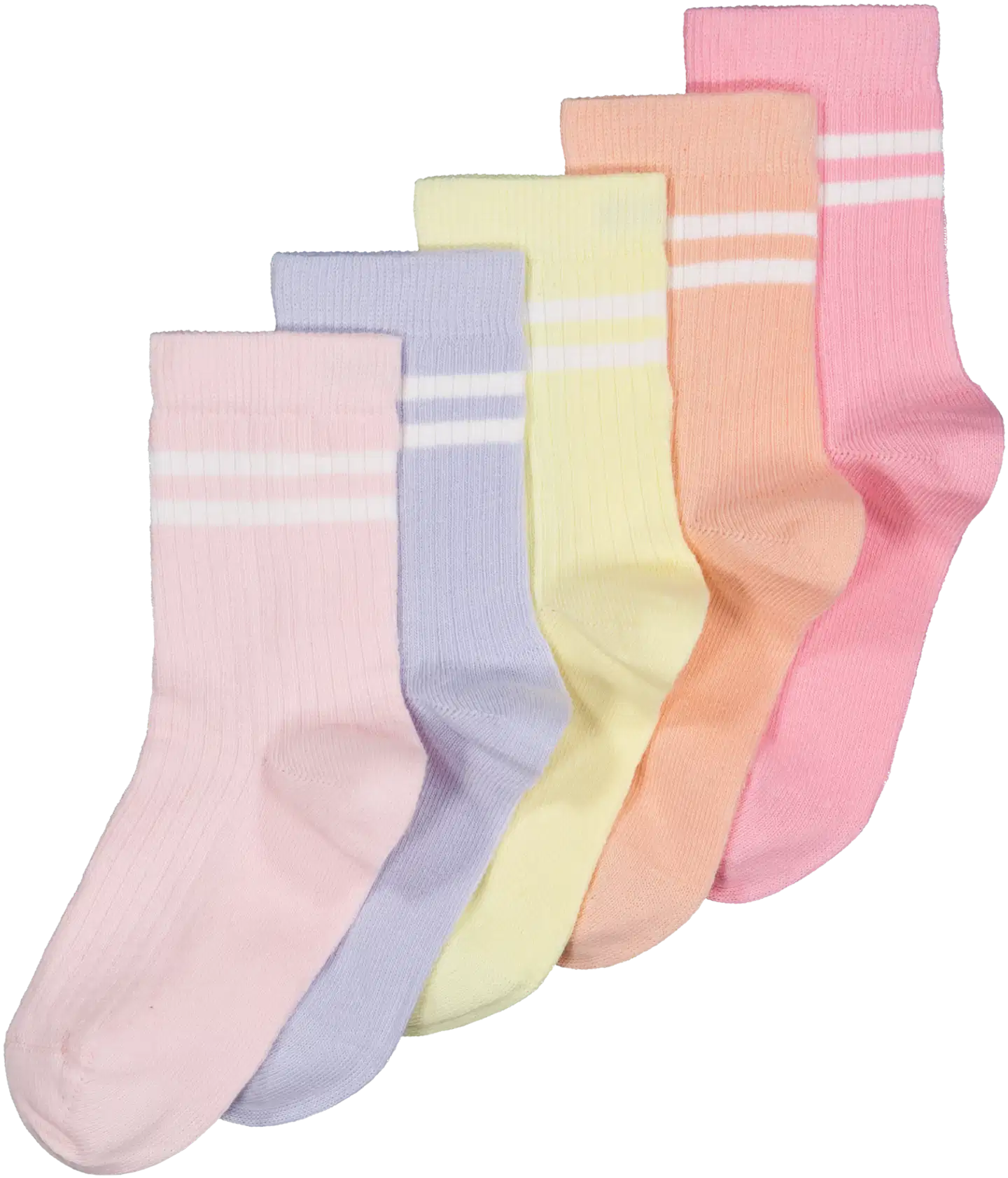 House lasten nilkkasukat 234H260301 5-pack - pink combo