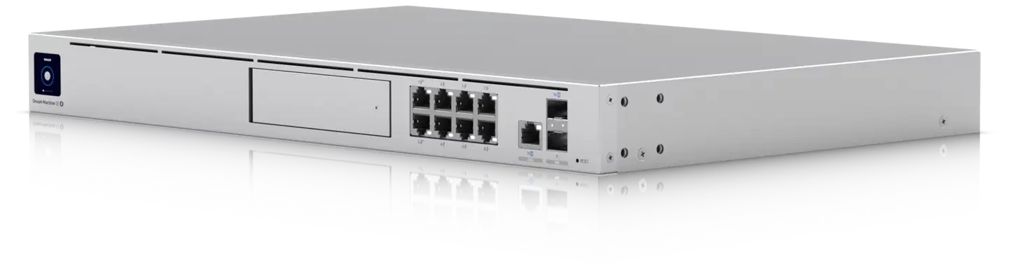 Ubiquiti räkkiasenteinen 10 Gbps yhdyskäytävä integroidulla PoE-kytkimellä UDM-SE - 5