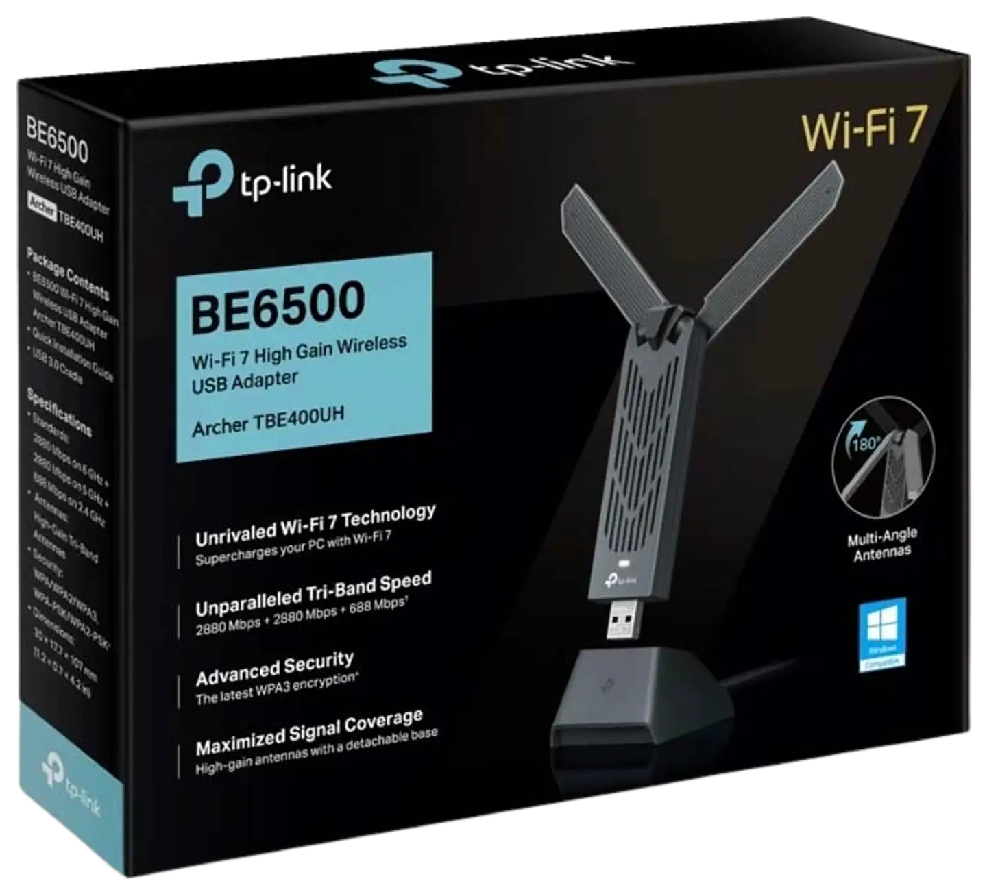 TP-Link USB-adapteri TBE400UH Wifi7 - 6