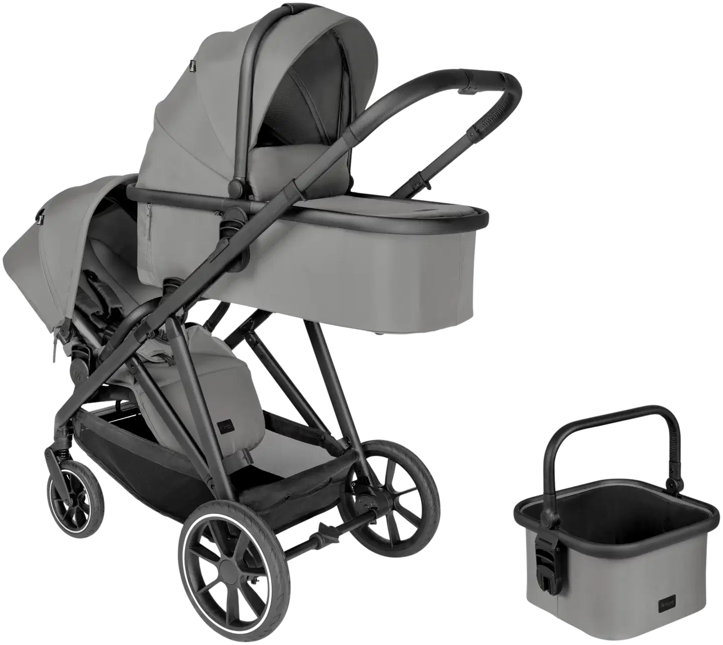 Hauck rattaat Grow N Care Set tummanharmaa - 2