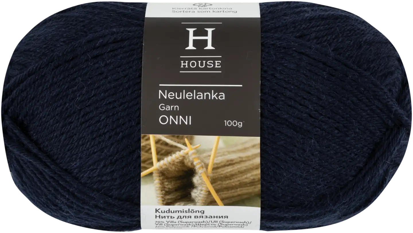 House neulelanka Onni 100 g Dark Blue 2988