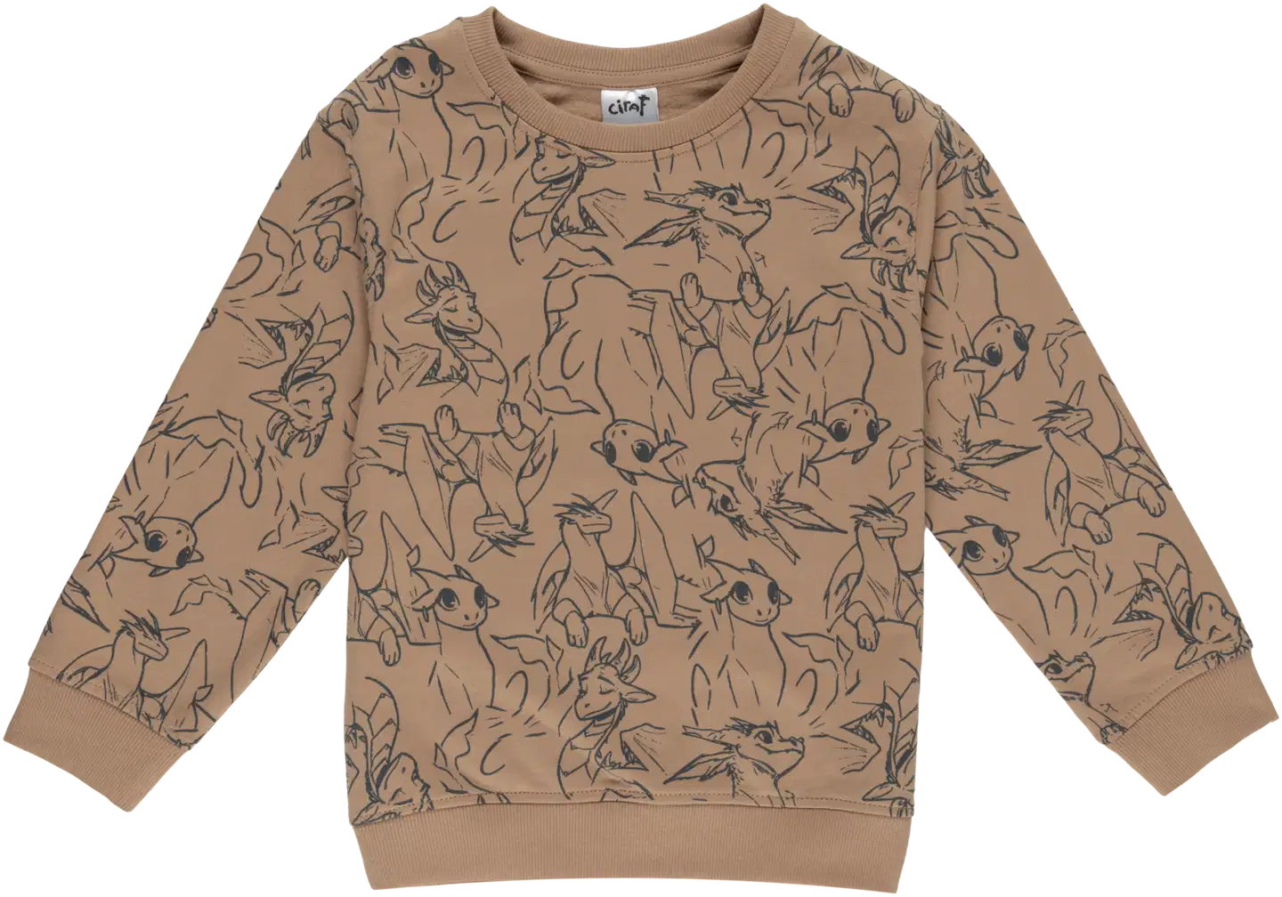 Ciraf lasten collegepusero fantacy 25PC262820 - Warm Taupe - 1