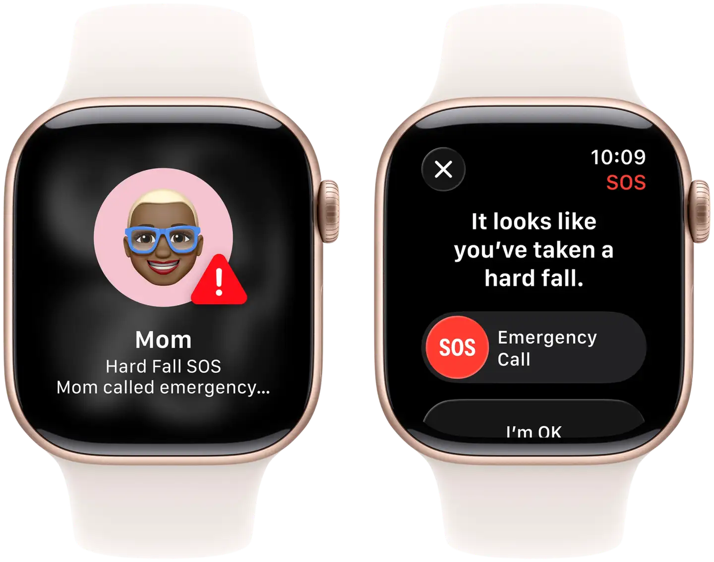 Apple Watch Series 11 GPS 42mm ruusukultainen alumiinikotelo, light blush sport ranneke - S/M - MEU04QN/A - 6