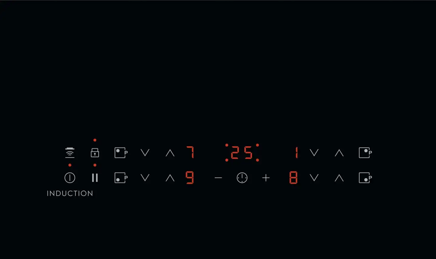 Electrolux induktiotaso HOI630MX teräs reunus - 4