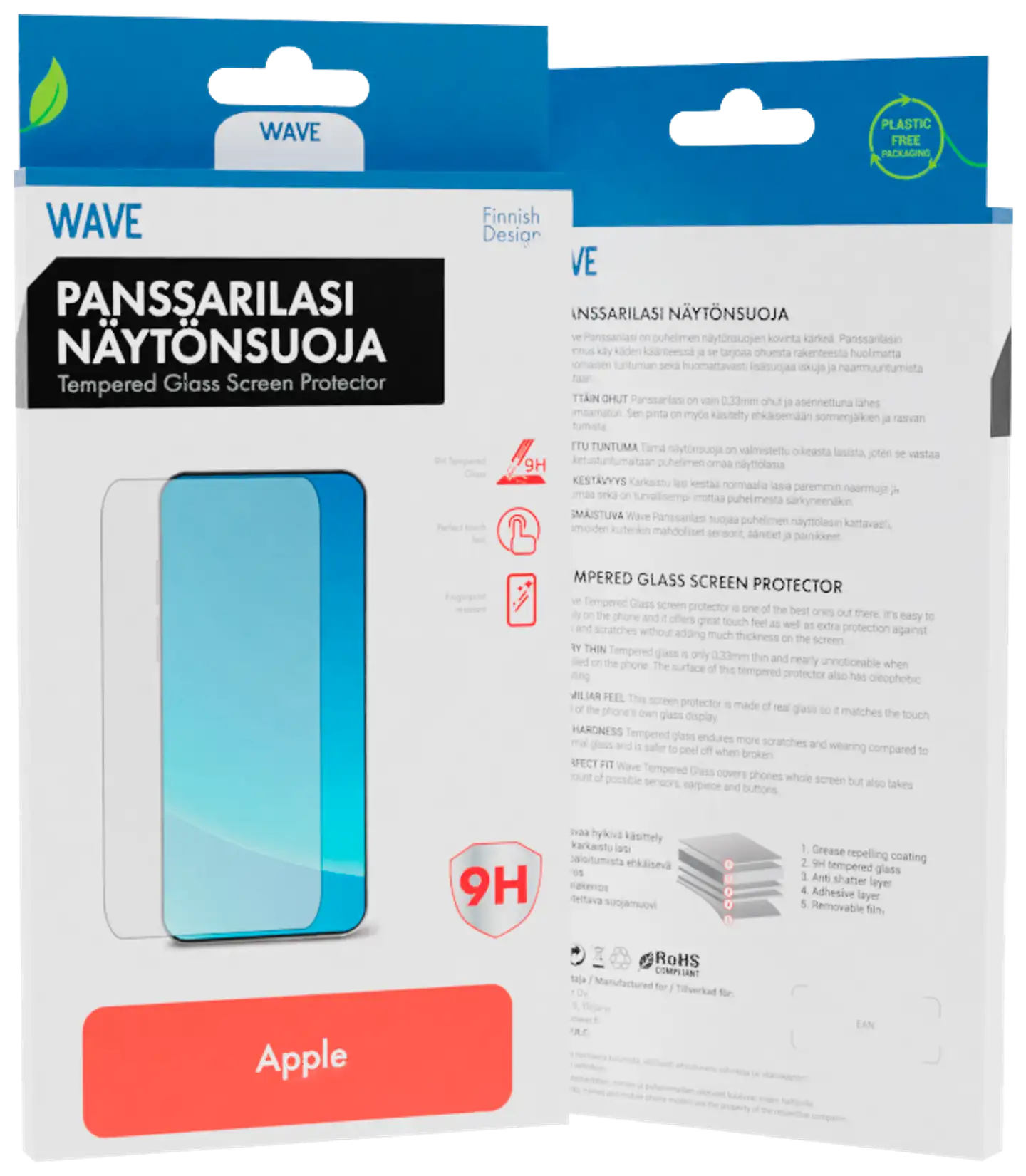 Wave Panssarilasi, Suora, Apple iPhone 15