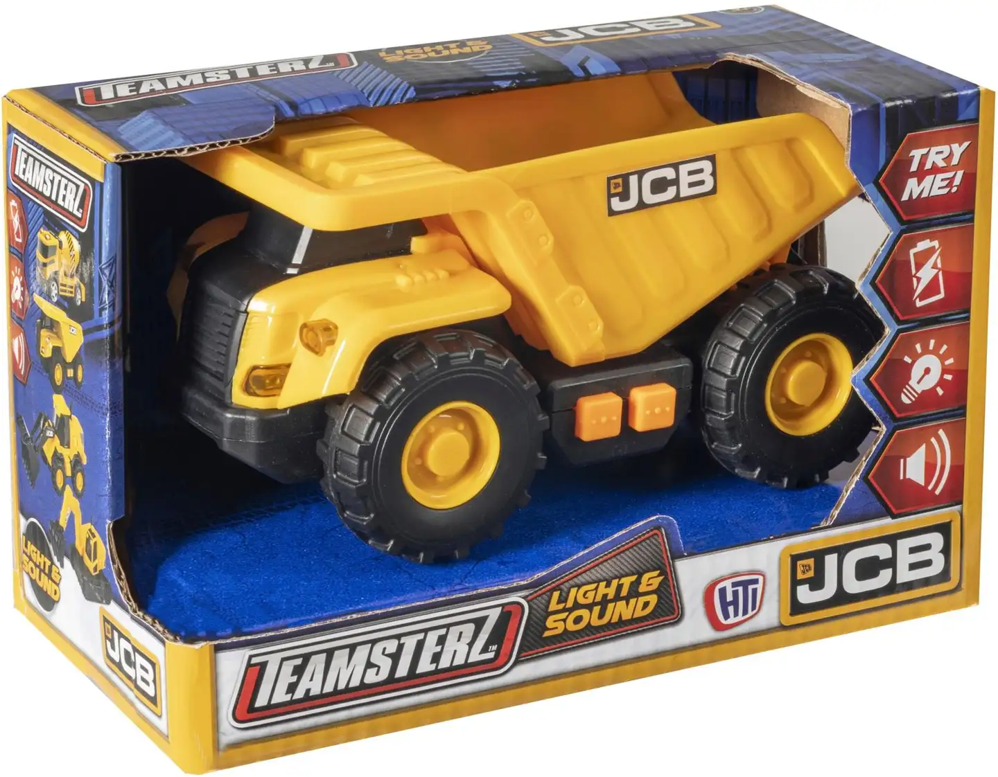 Teamsterz lelu JCB pieni työmaa-ajoneuvo valoilla ja äänillä, erilaisia - 7