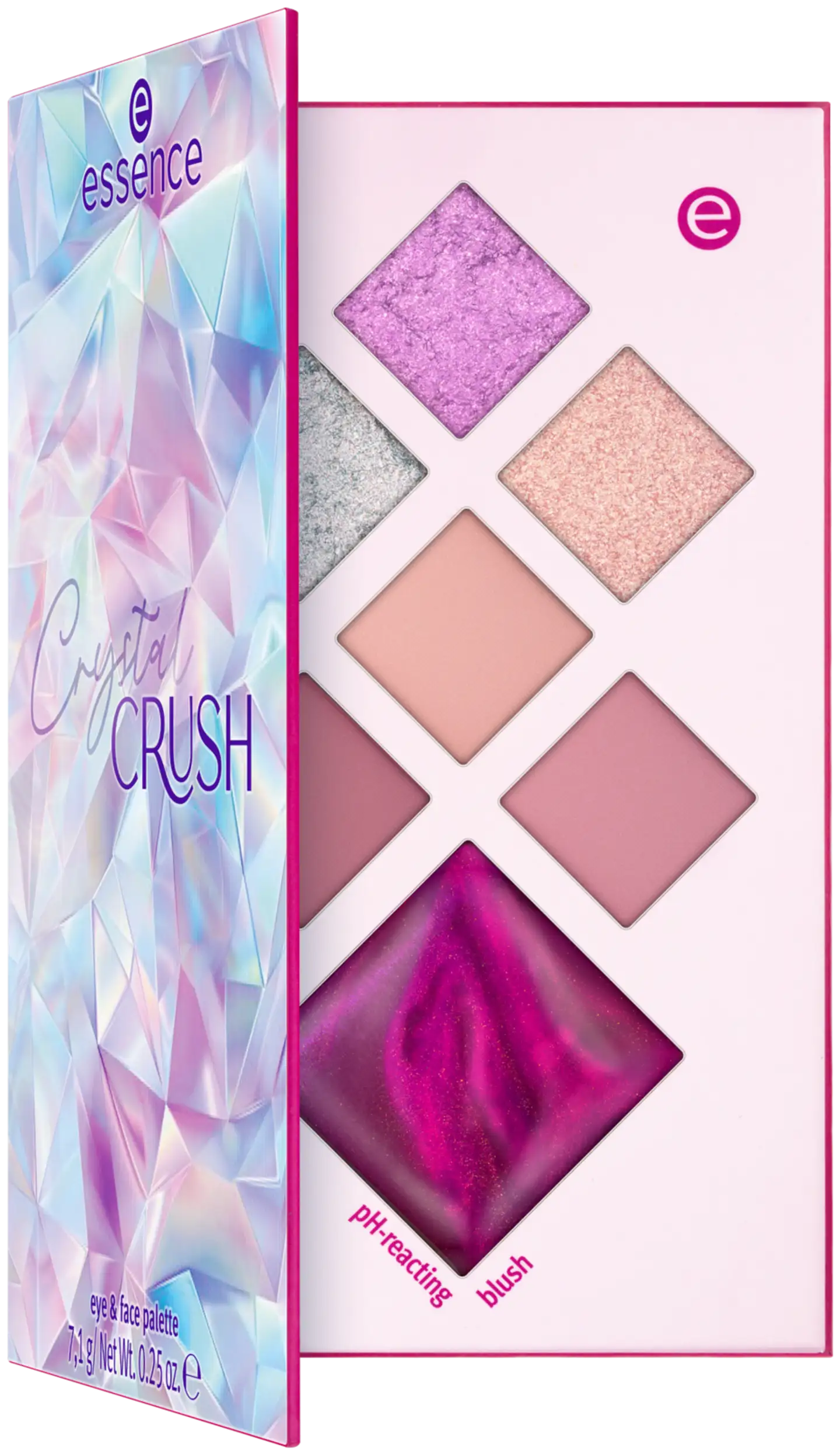 essence CRYSTAL CRUSH eye & face palette 01 Quartz Crush 7.1 g - 3