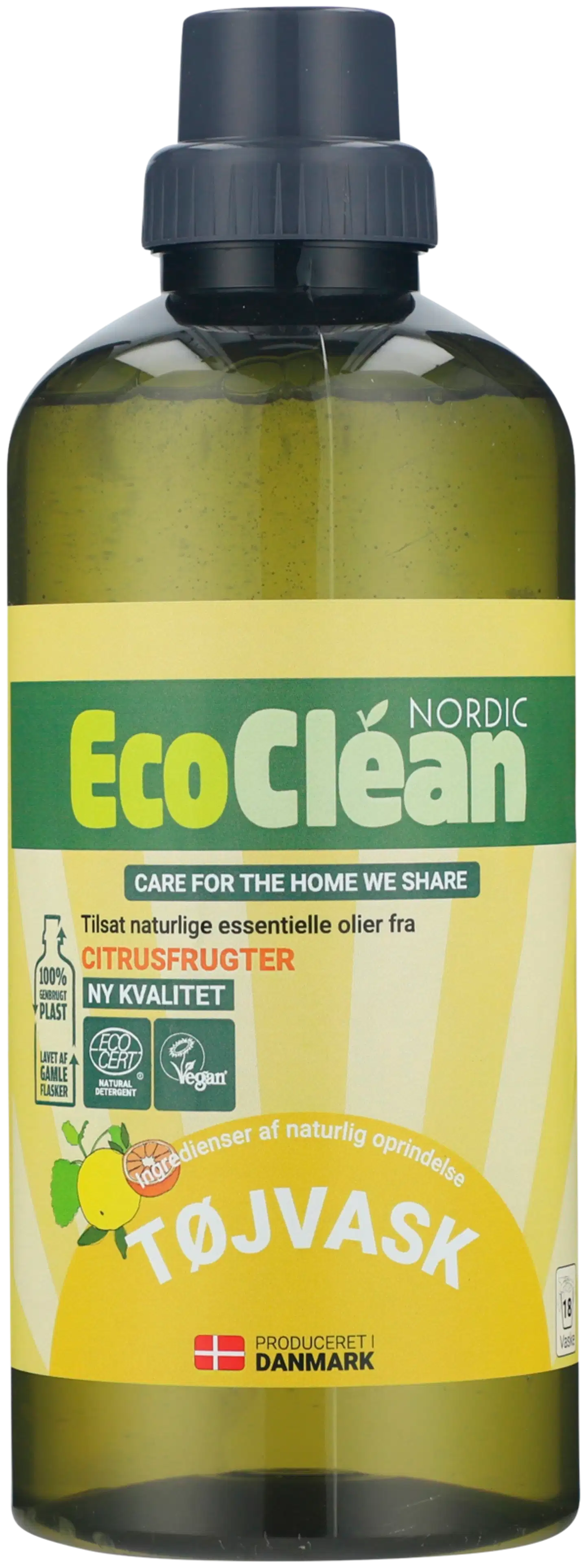 Eco Clean pyykinpesuneste sitrushedelmät 1 l color&white