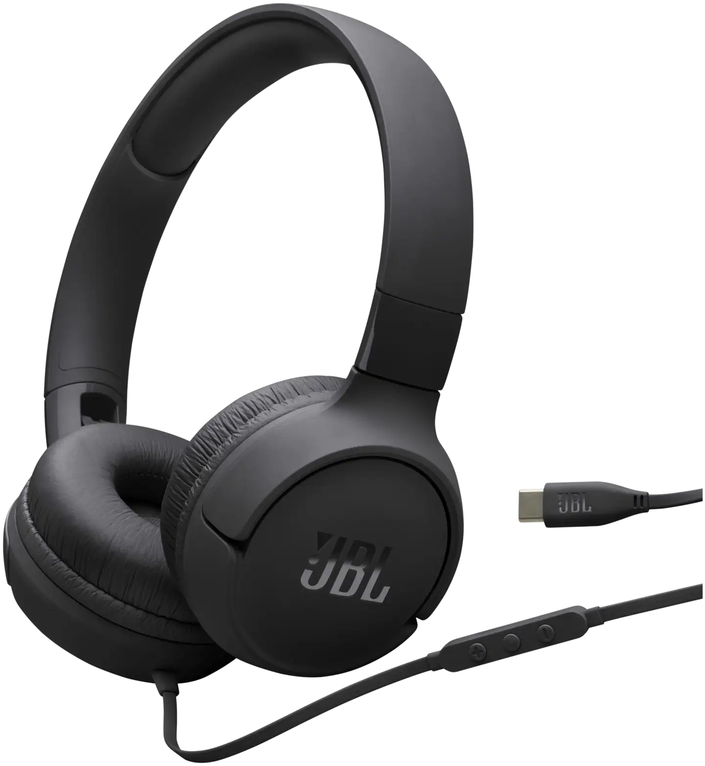 JBL langalliset sankakuulokkeet Tune 520C musta - 1