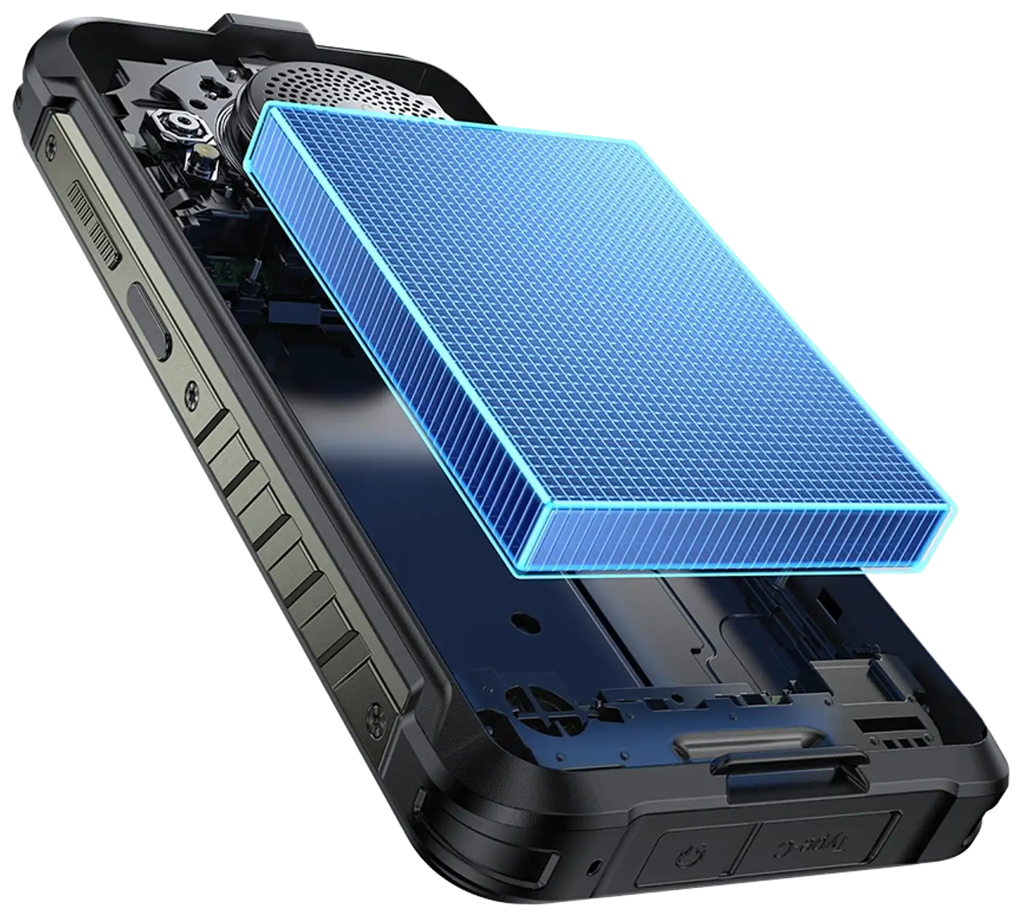 Ulefone Rugged-älypuhelin RugKing 4G 256GB musta - 4