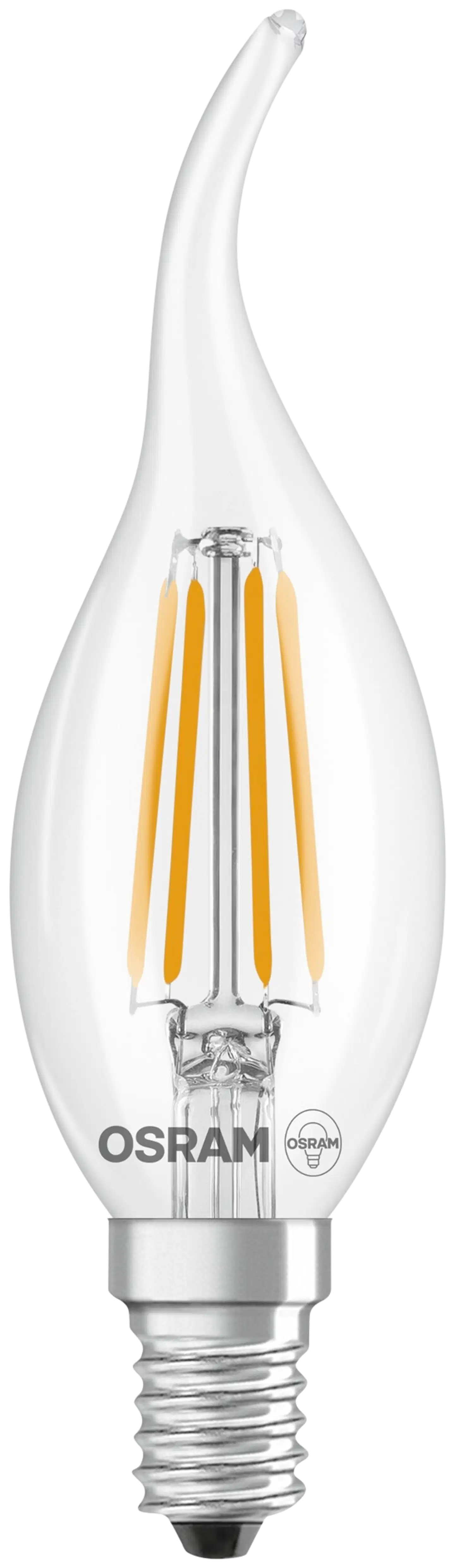 Osram LED-kynttilälamppu Star Classic BW 4W 2700K 470lm E14 filamentti - 2