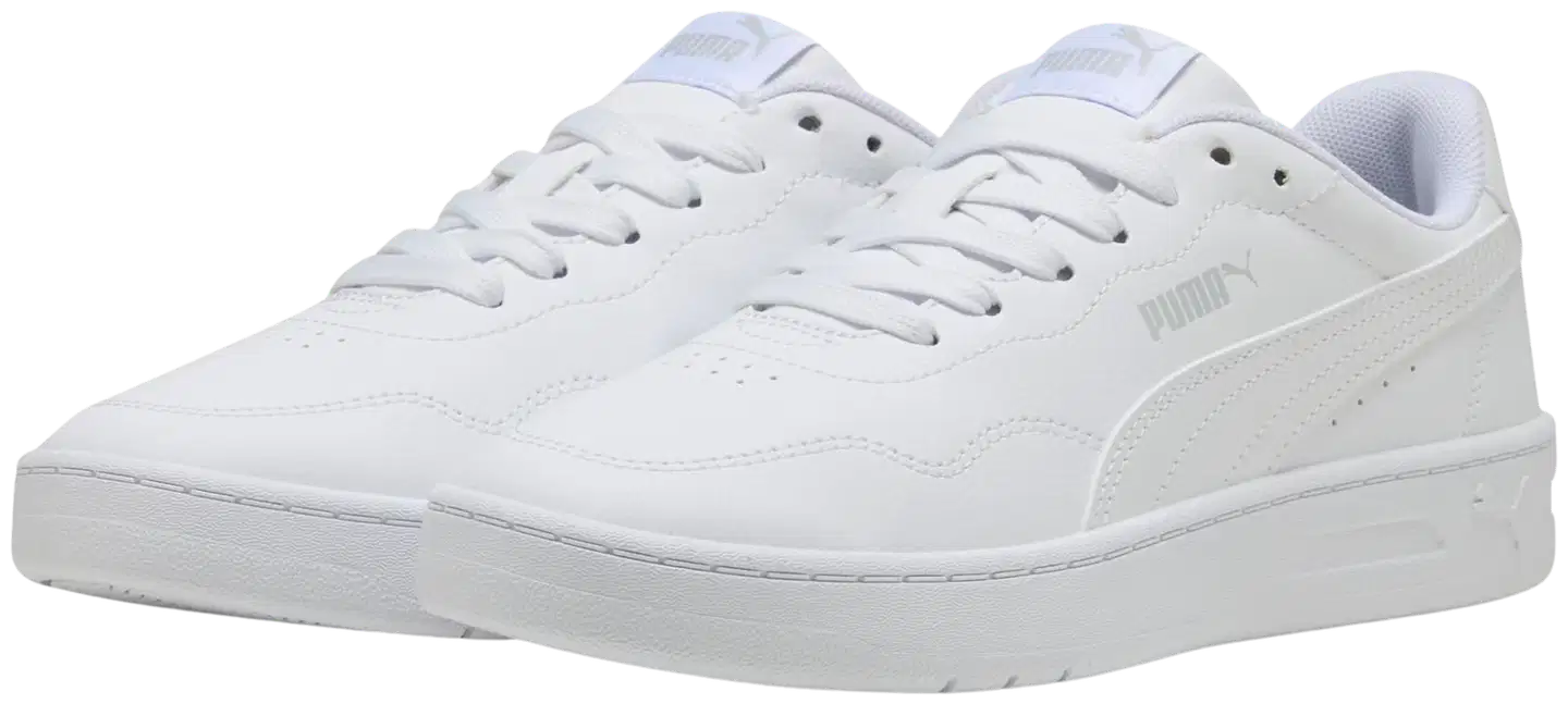 Puma naisten tennari Court Lally - White-White-Cool Light Gray - 3