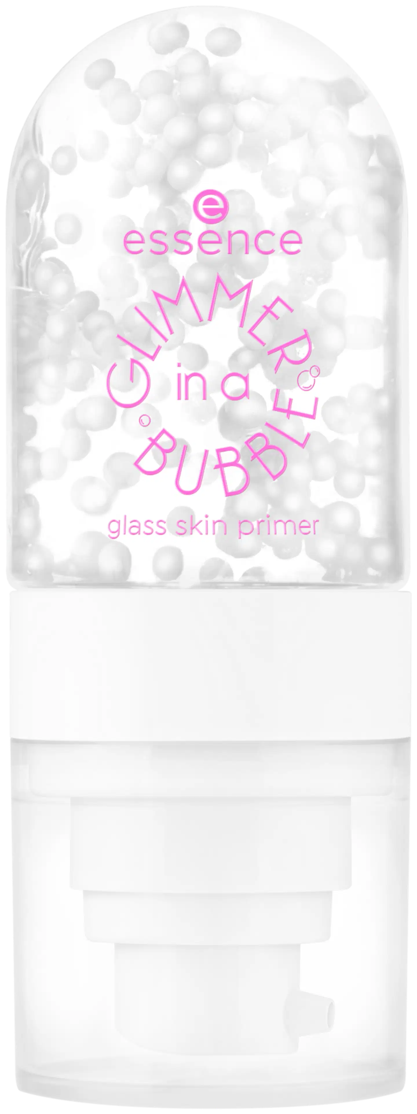 essence GLIMMER IN A BUBBLE glass skin primer 01 Bubble Glaze 35 ml - 1