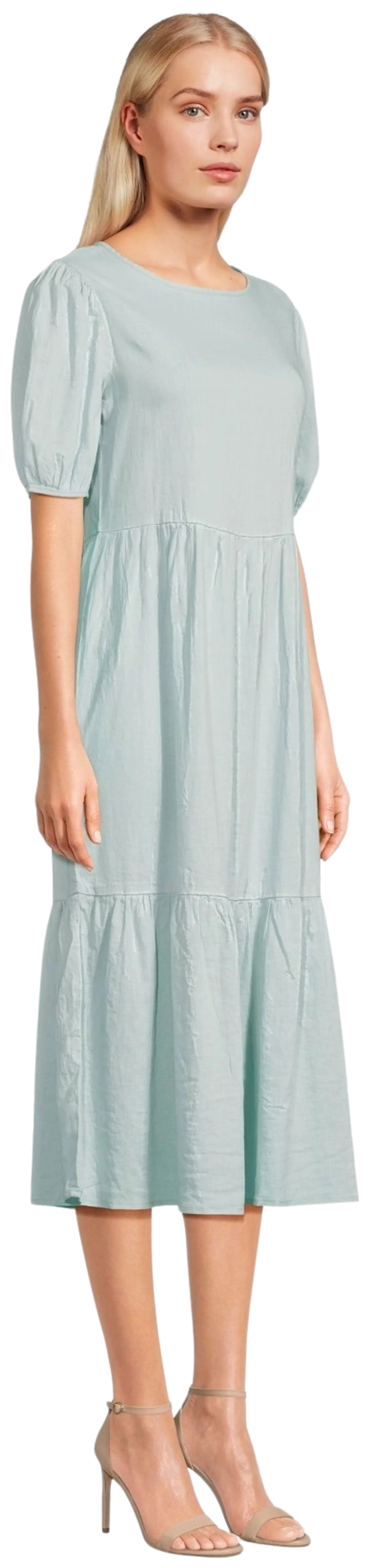 London Fog naisten pellavasekoitemekko 218L261703 - surf spray - 4