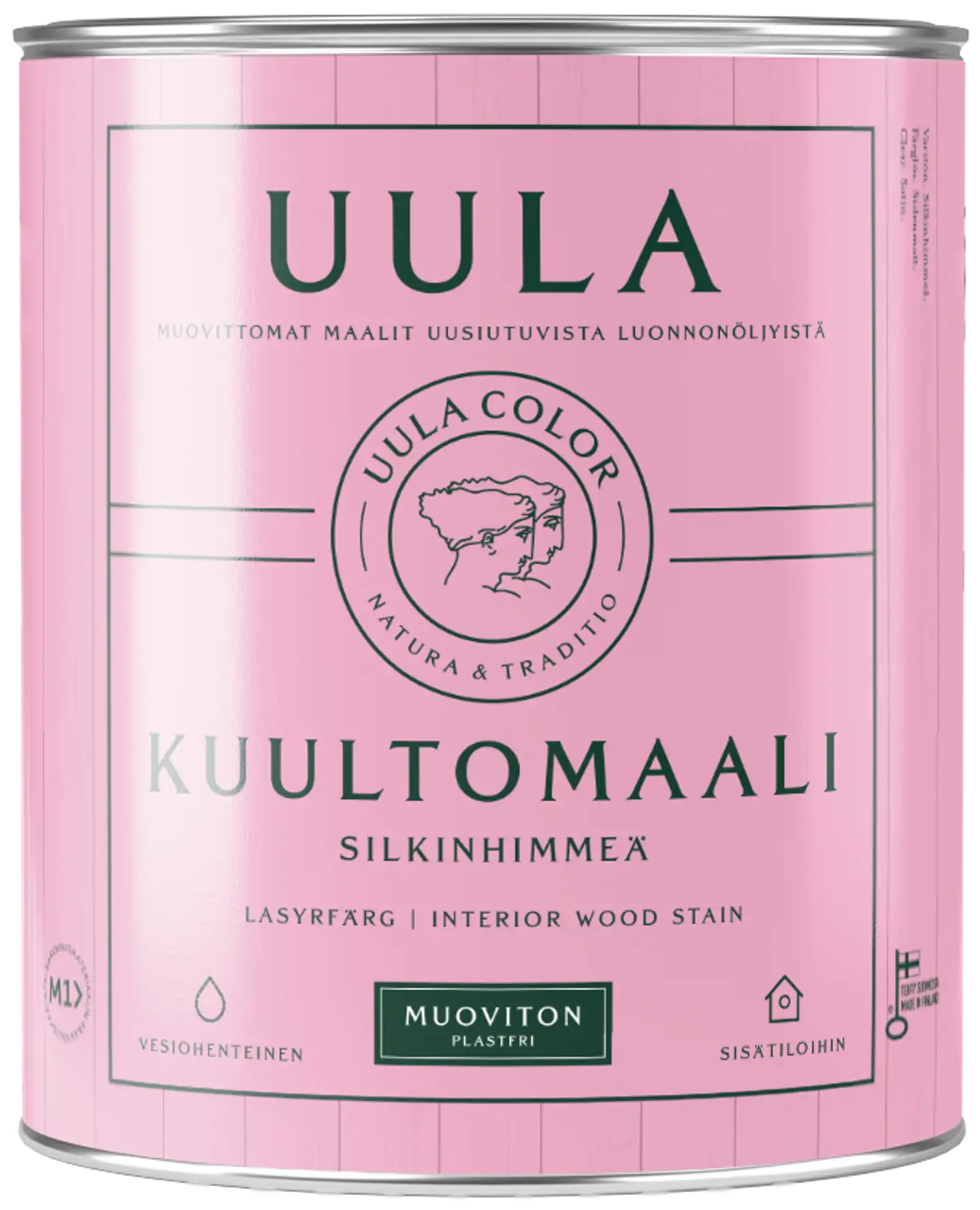 Uula kuultomaali 0,9 l väritön sävytettävissä silkinhimmeä