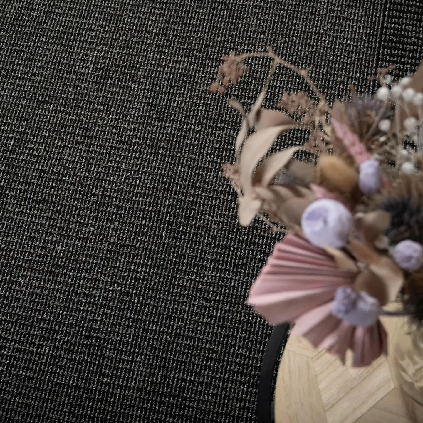 ihankotona matto Lino 100x200 cm musta - 4