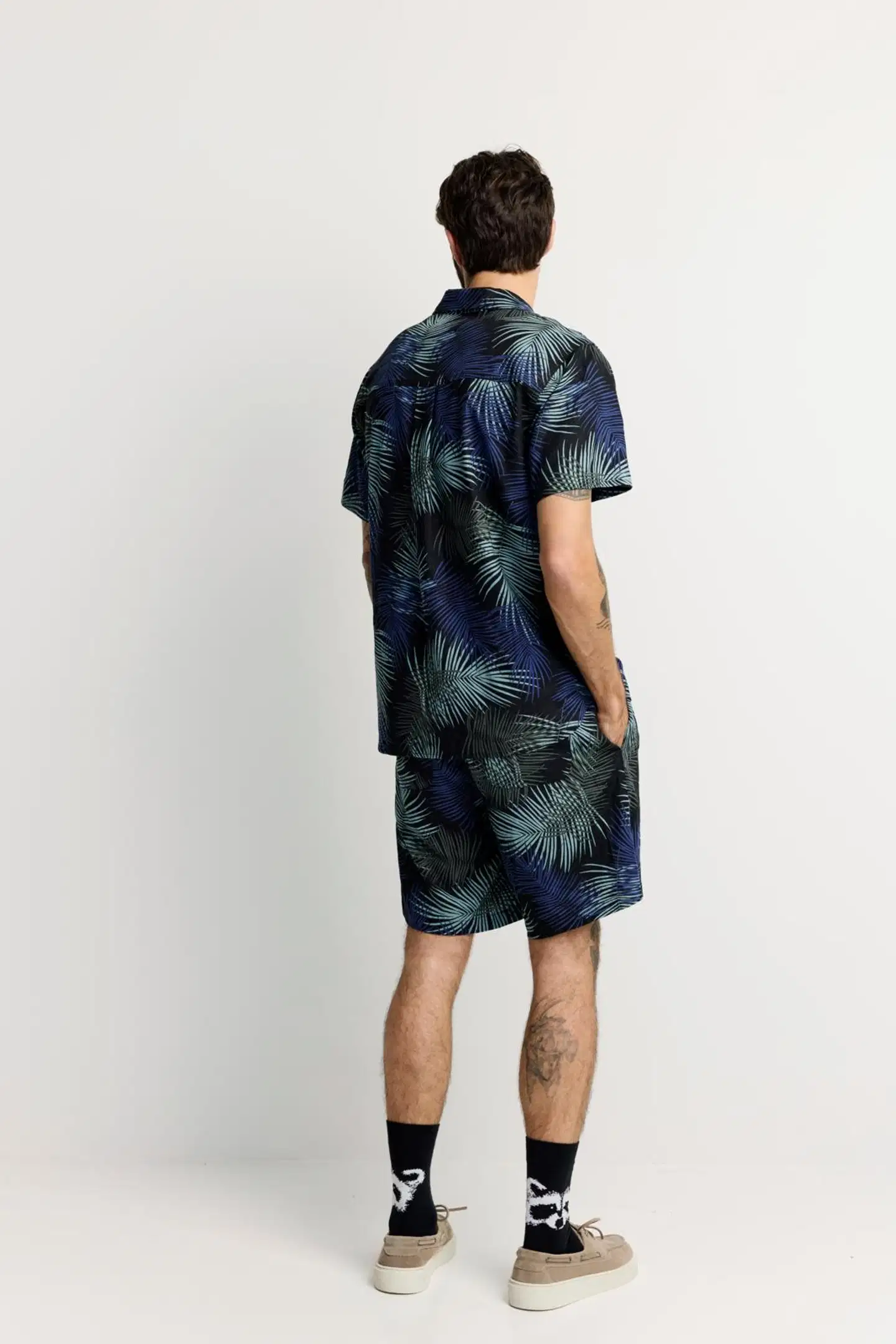 Finlayson miesten pellavapaita Palma - BLACK - 4