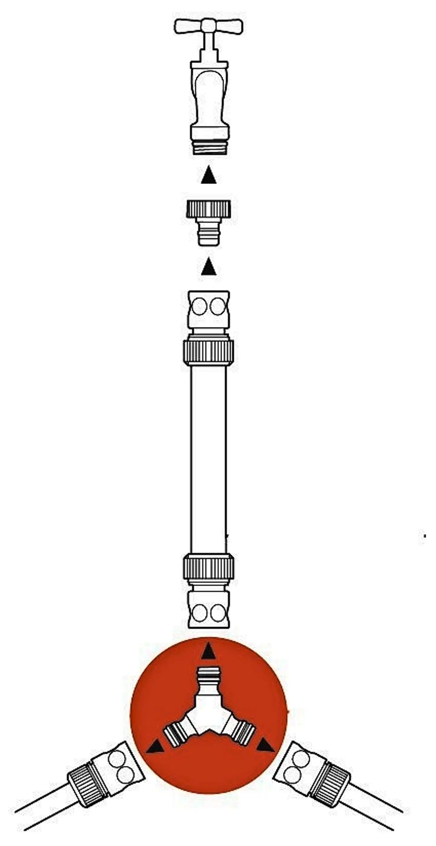 Gardena Y-liitin - 2