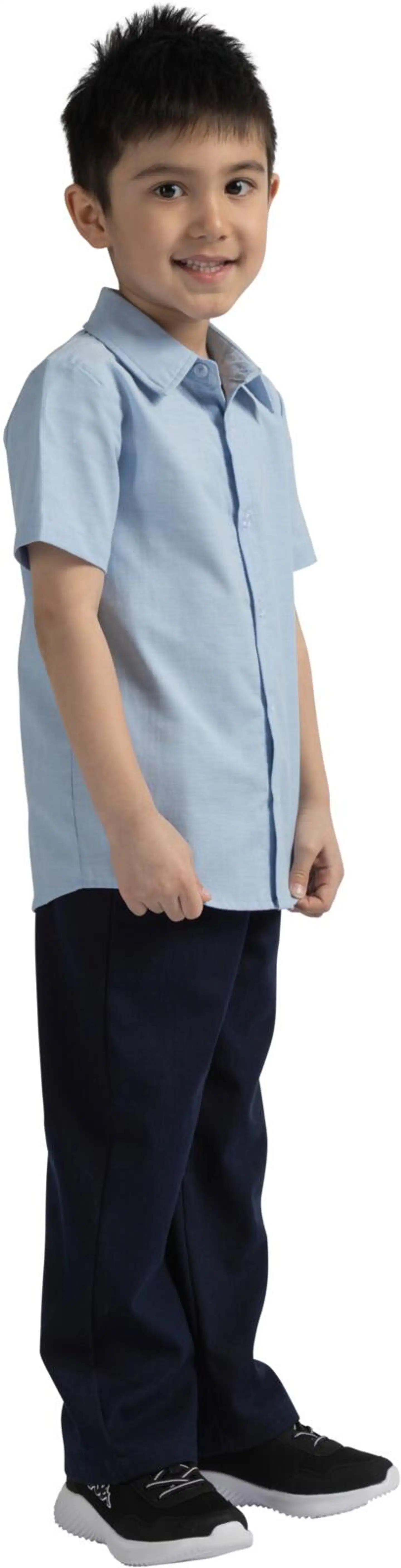 Ciraf lasten lyhythihainen kauluspaita 25pc261624 - Blue - 6