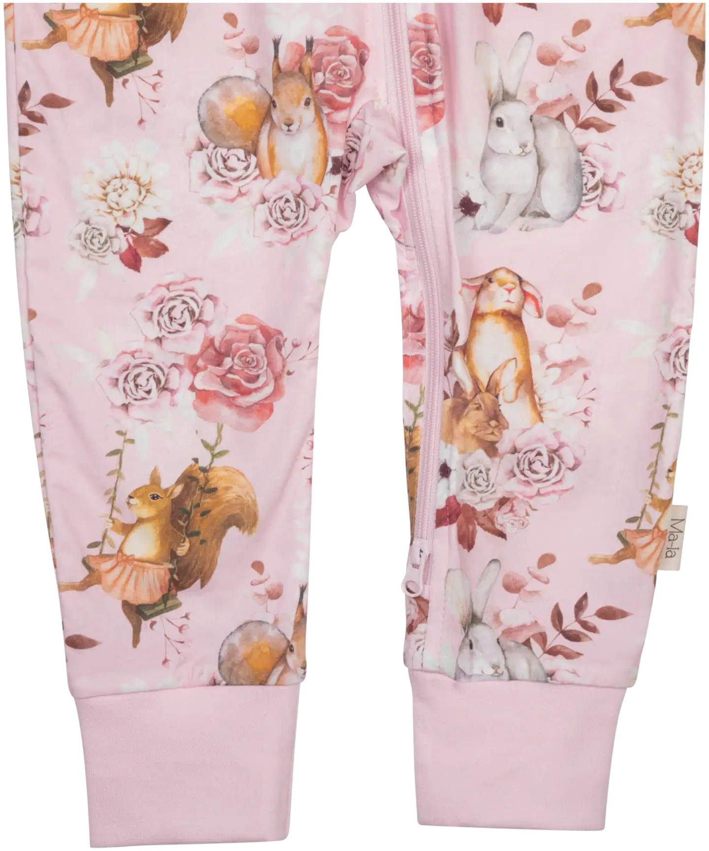 Ma-ia family vauvojen pyjama Metsäneläimet 203509 - Roosa - 3