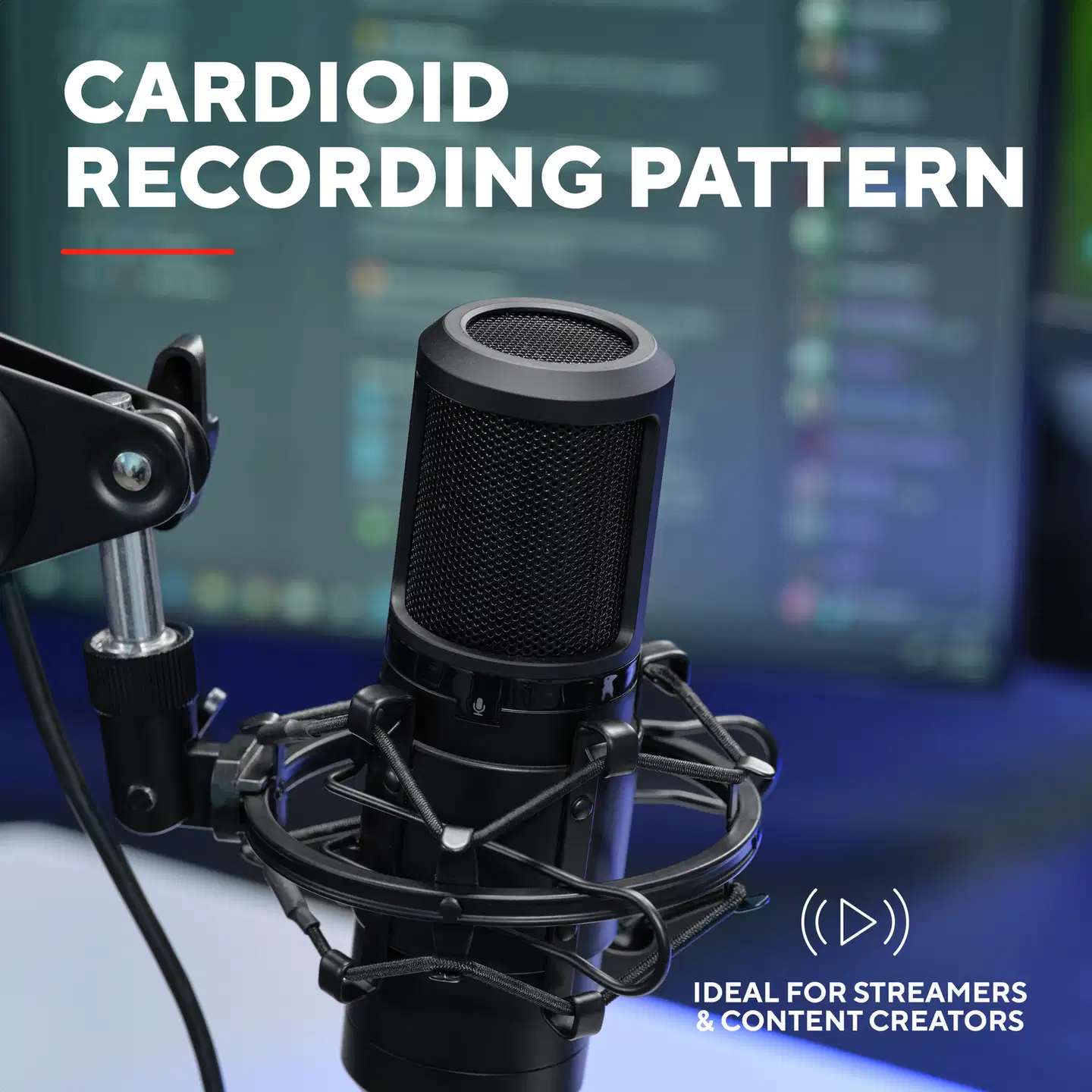 Trust GXT270 Emita+ II Mikrofoni pöytäkiinnityksellä - 11