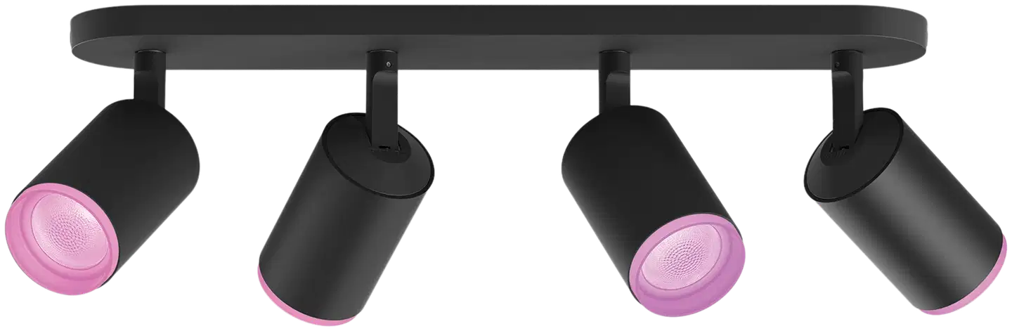 Philips Hue Fugato -kohdevalaisin 4.2W 2000-6500K 1600LM musta - 1