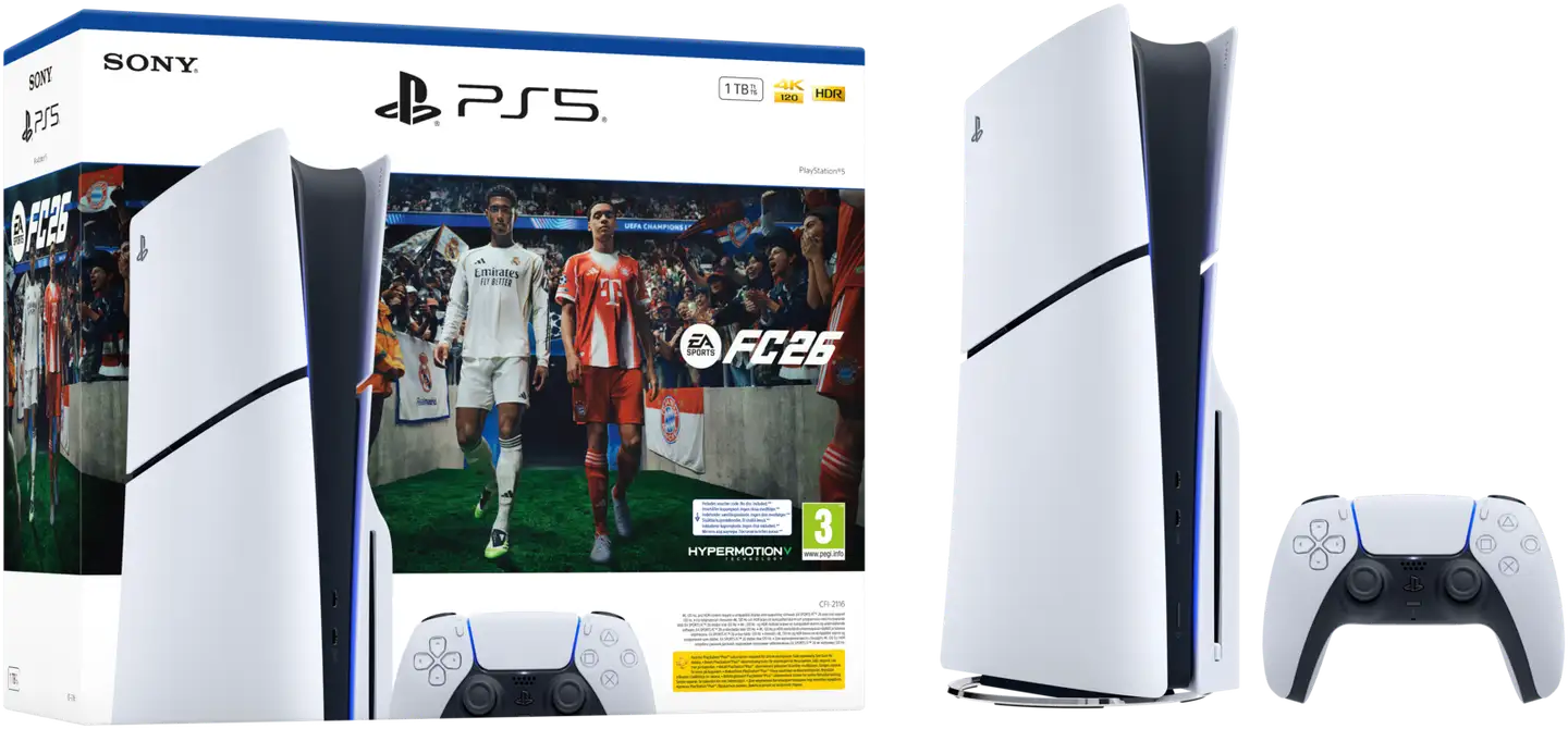 PlayStation 5 pelikonsoli Standard EA FC 26 paketti - 1