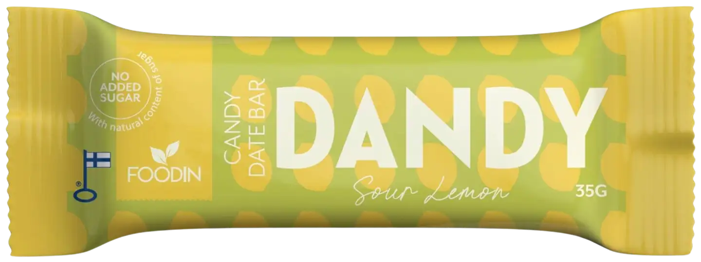 Foodin Dandy Candy Bar, Sour Lemon, 35 g