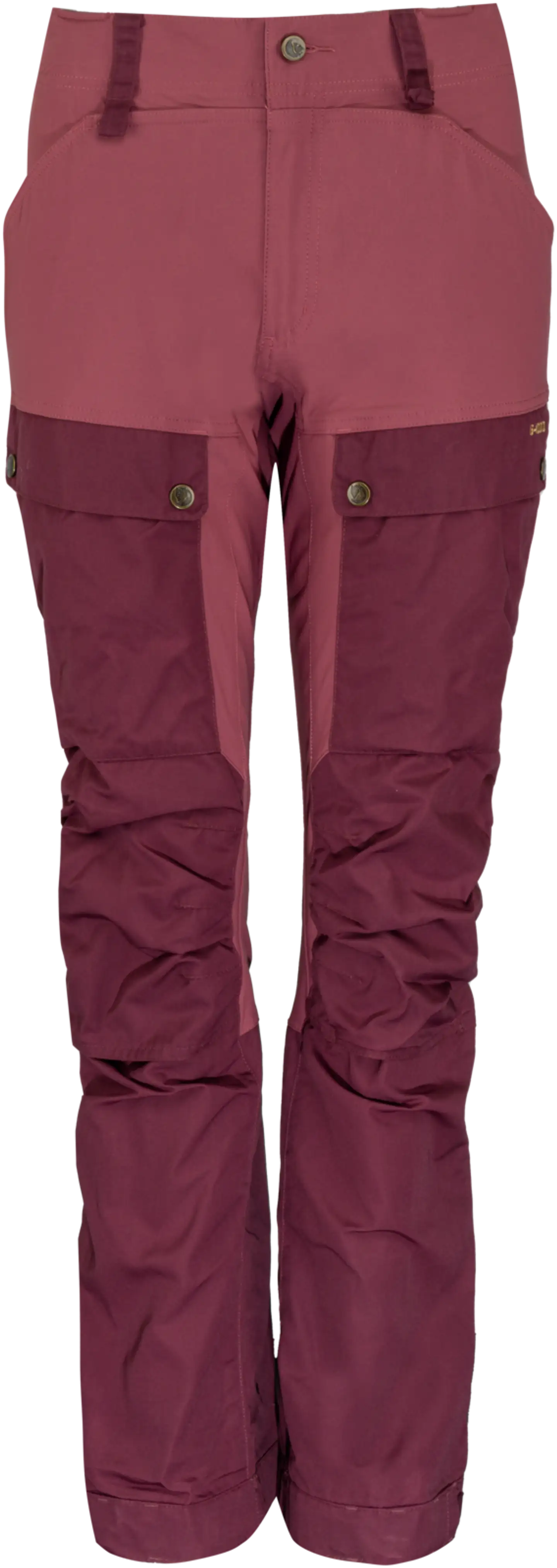 Fjällräven naisten ulkoiluhousut Keb Trousers Curved W, lyhyt lahjemitta - Port-Mesa Purple