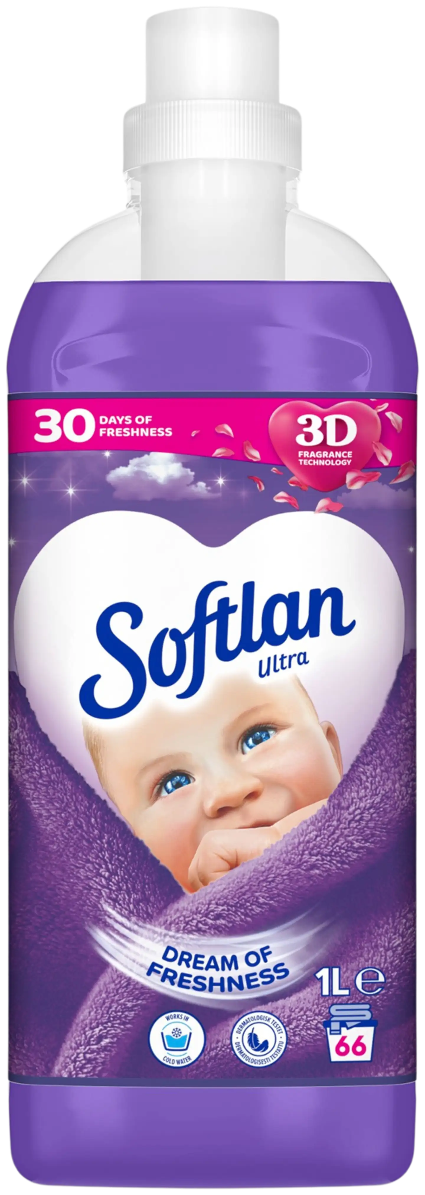 Softlan Ultra Dream of Freshness huuhteluaine 1000ml