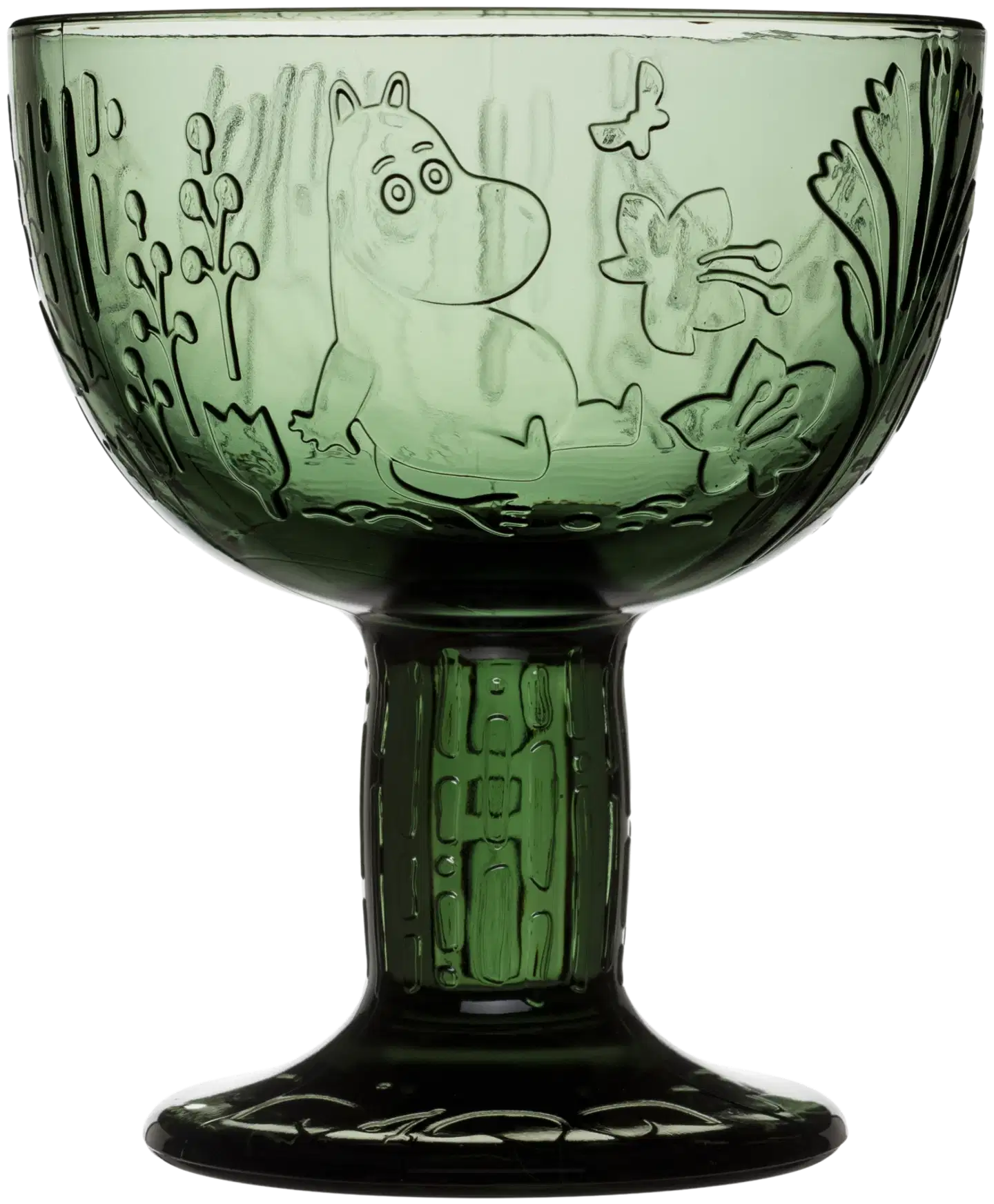 Moomin Arabia Muumi tarjoilukulho 140mm havunvihreä