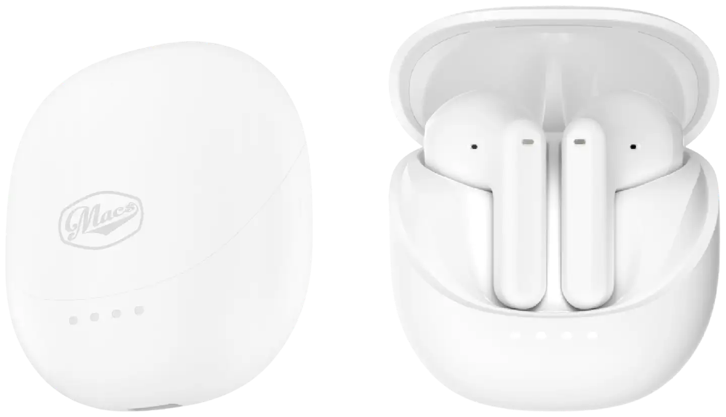 Macs langattomat nappikuulokkeet Notes valkoinen - 6