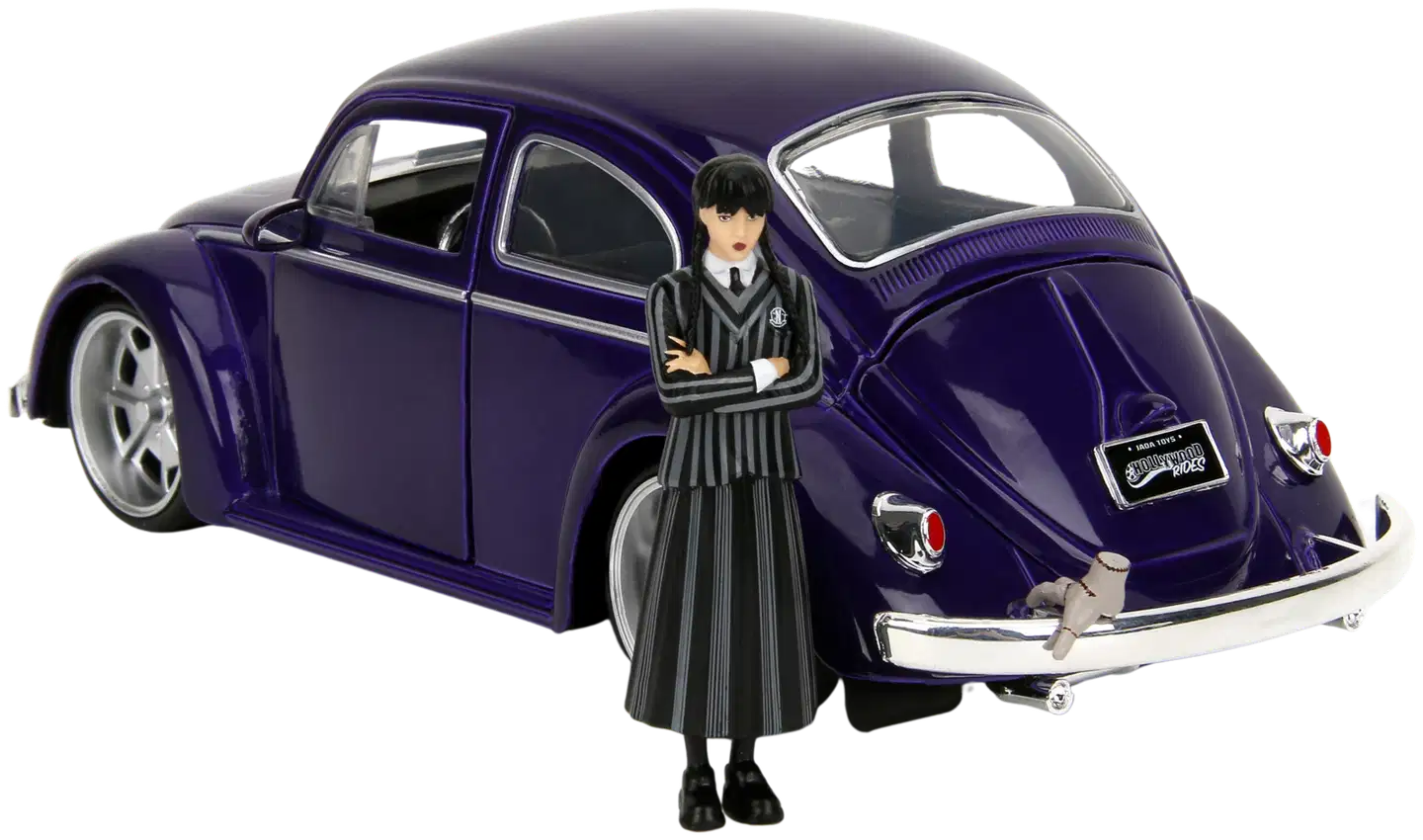 Jada Wednesday Volkswagen Beetle, 19 cm, 1:24, die-cast - 6