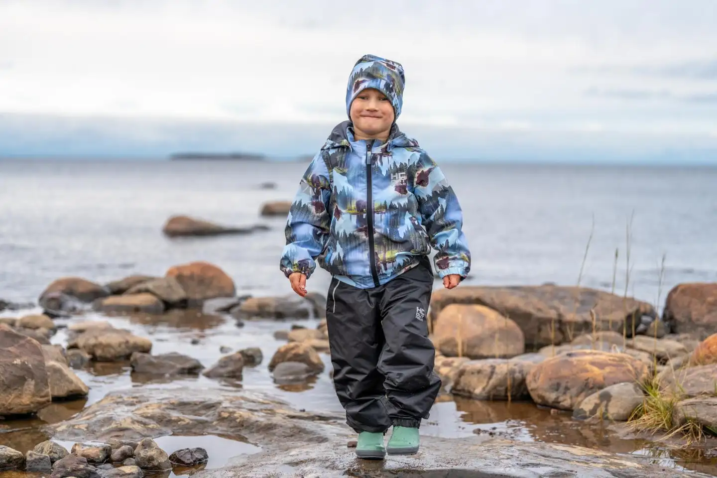 HC Outwear lasten kuoritakki Jonny - 31 Icy Blue - 3