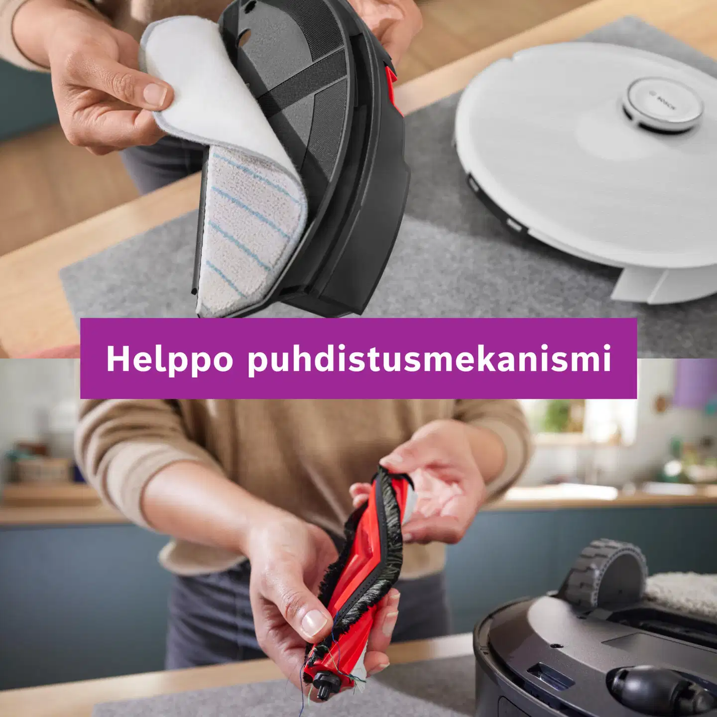 Bosch Spotless + robotti-imuri BCRD1W - 11